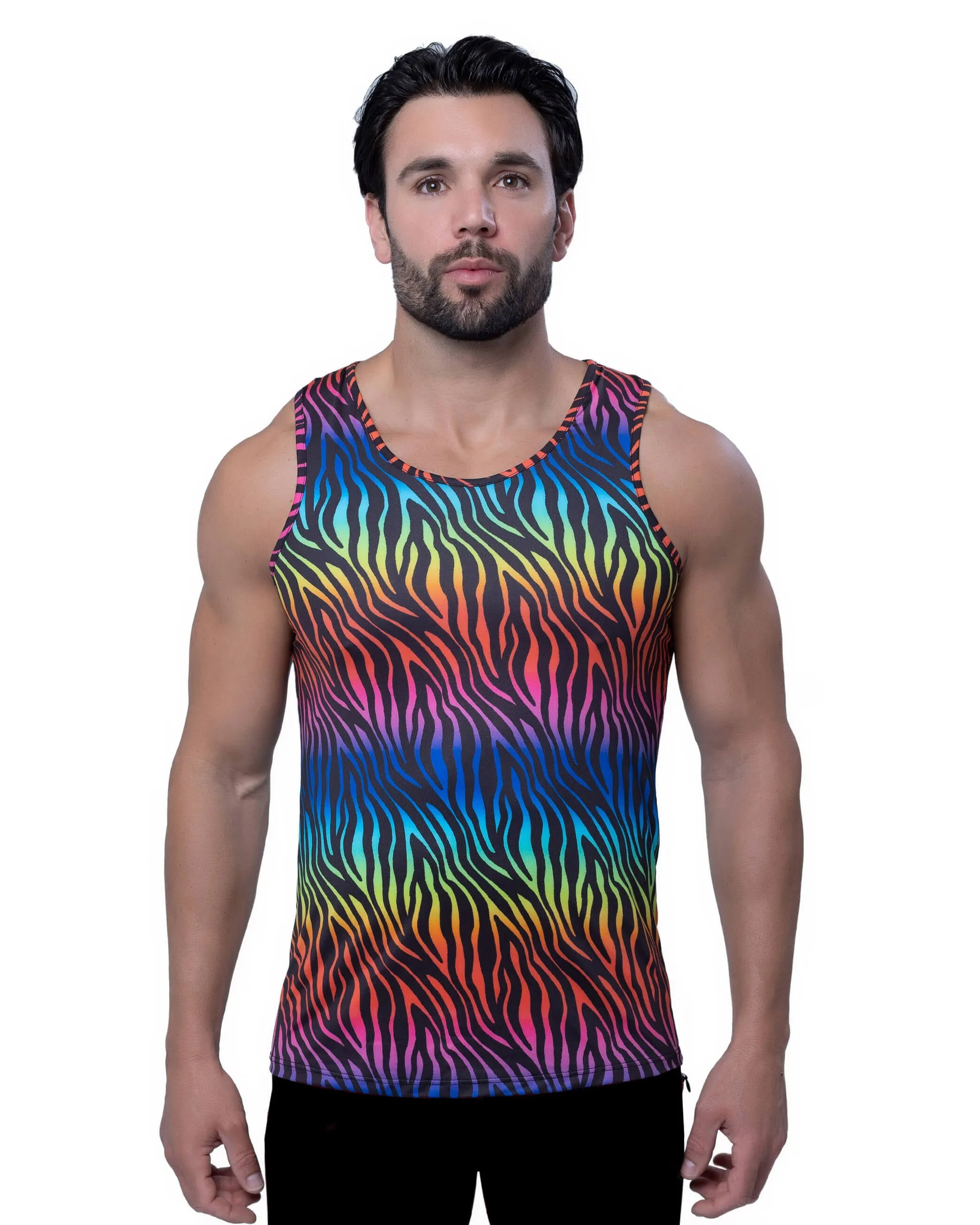 Pride Rainbow Tiger Tank Top sold by Matador
