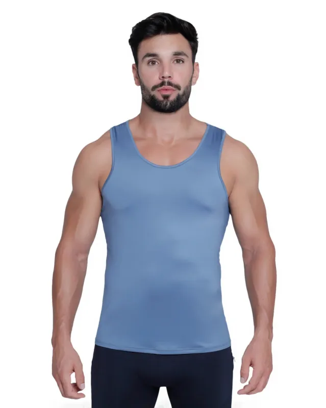 Ash Blue Tank Top sold by Matador