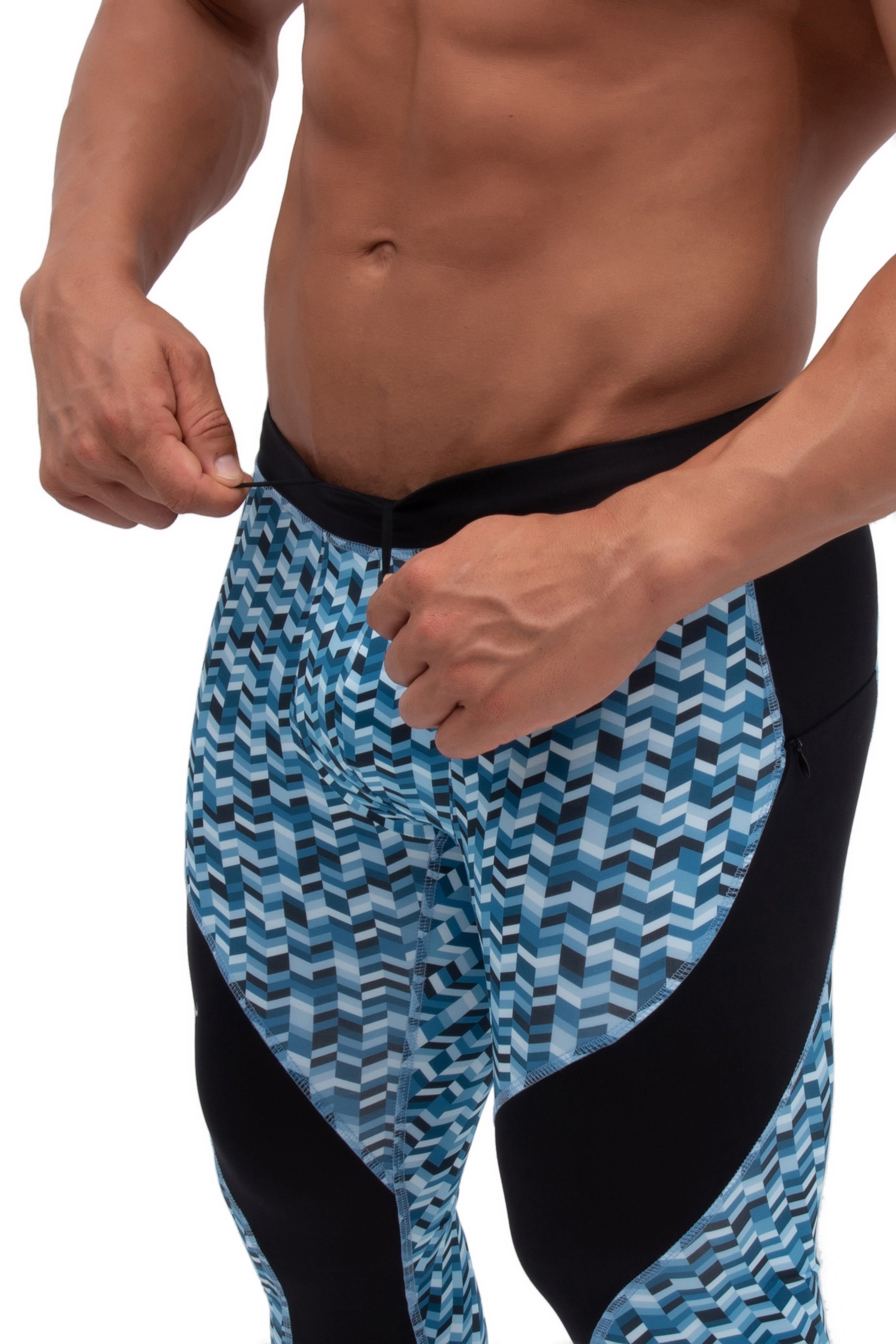 Blue Chevron Meggings sold by Matador product image thumbnail 5