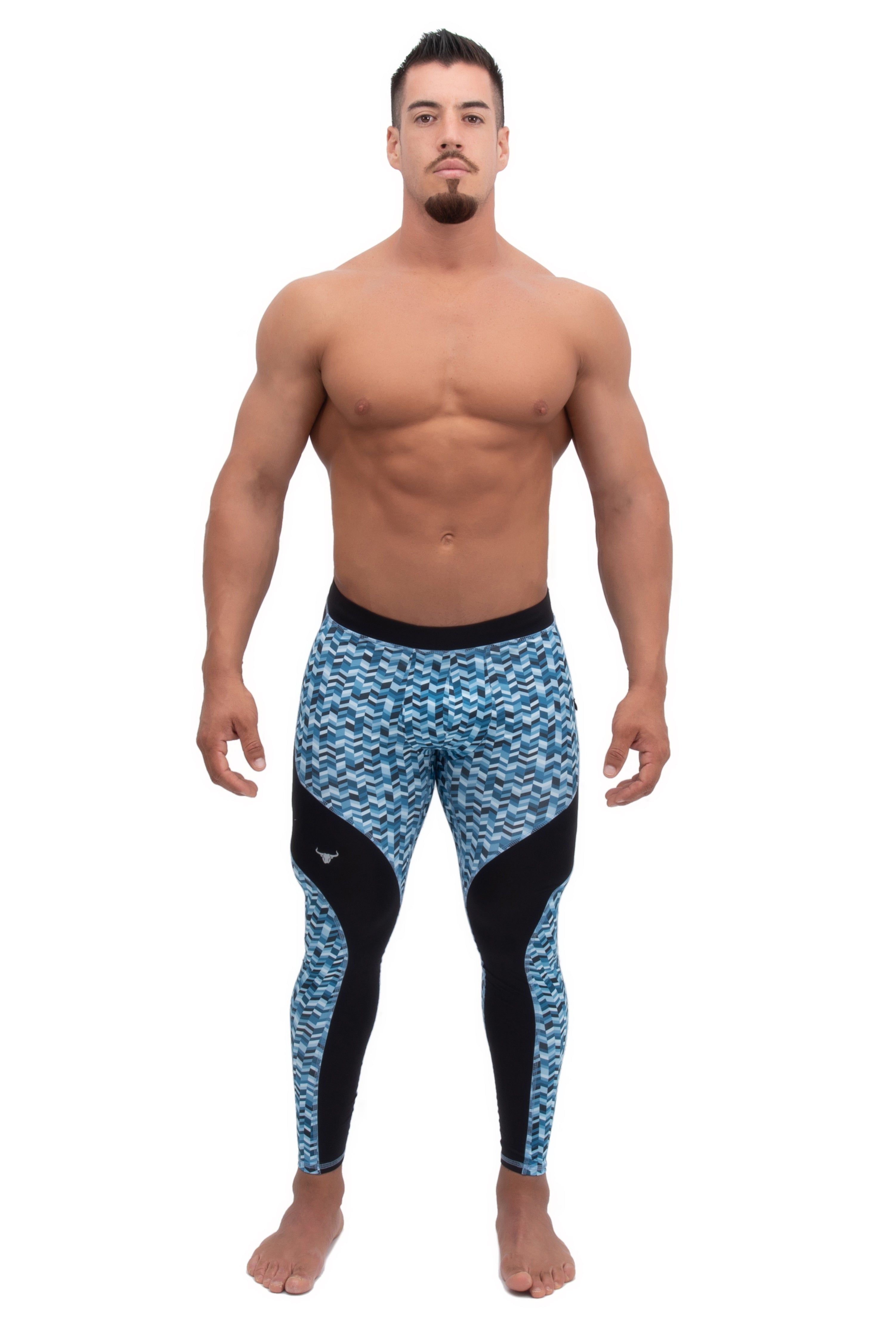 Blue Chevron Meggings sold by Matador product image thumbnail 6