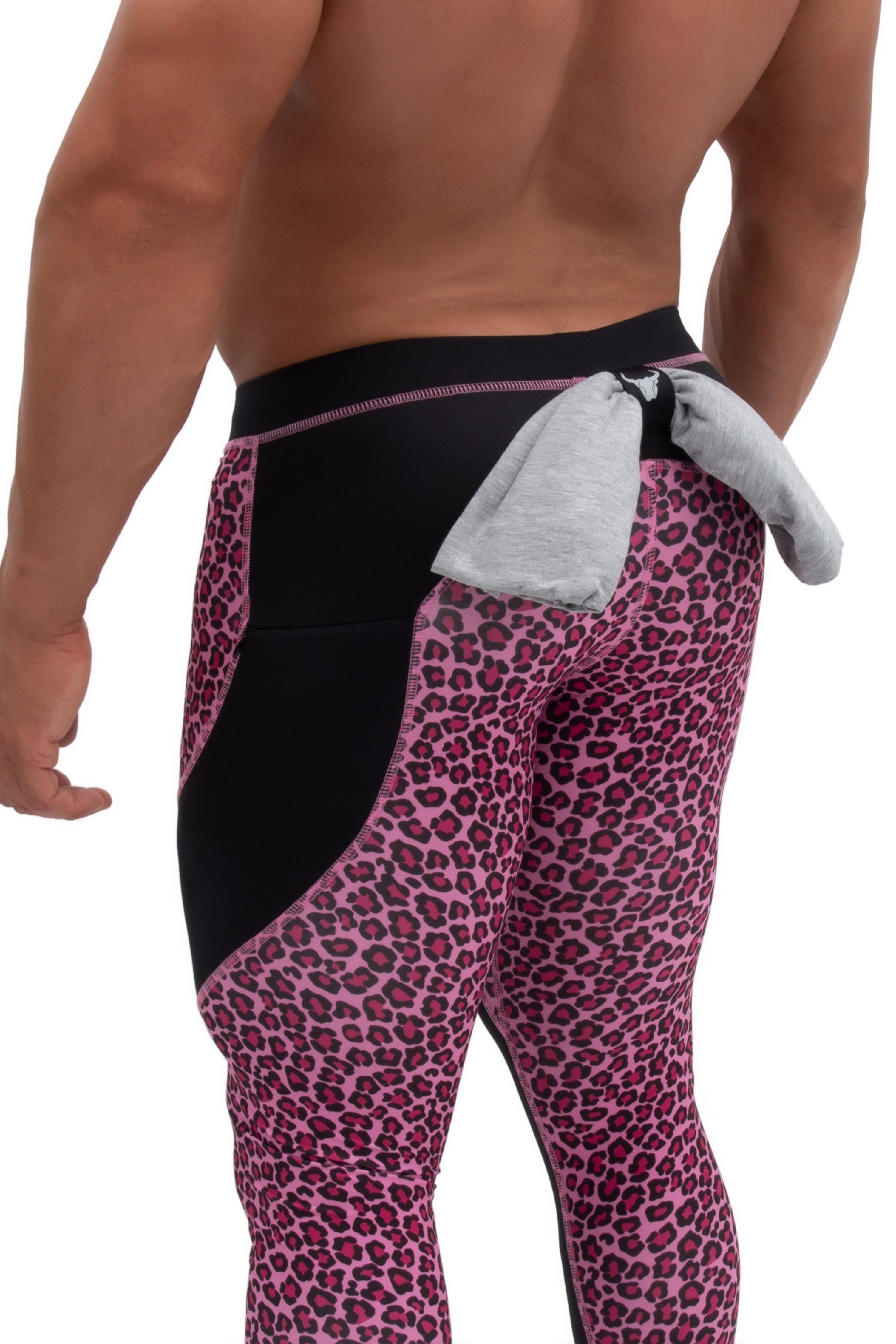Pink Leopard Meggings sold by Matador product image thumbnail 3