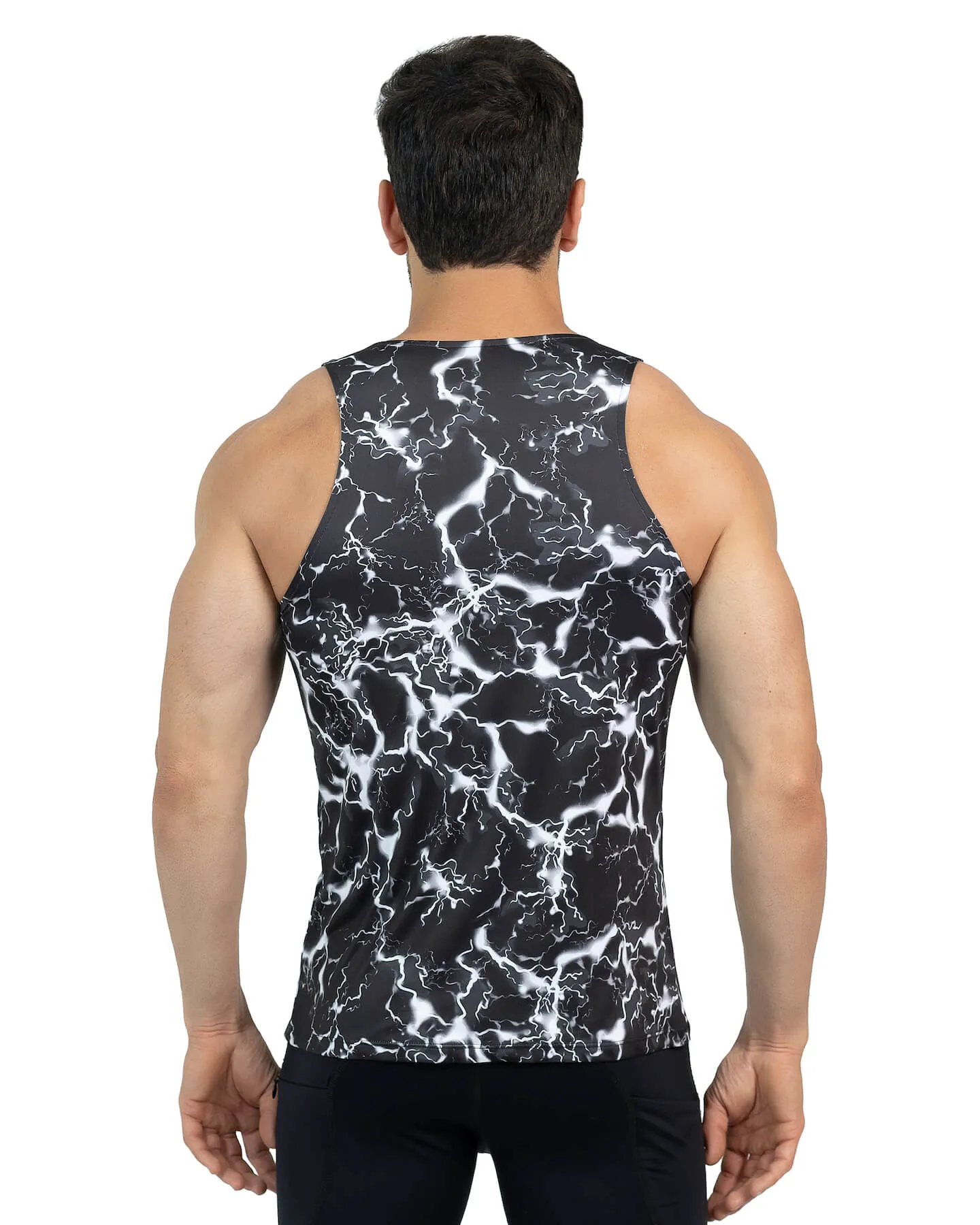 Black Thunder Tank Top sold by Matador product image thumbnail 3