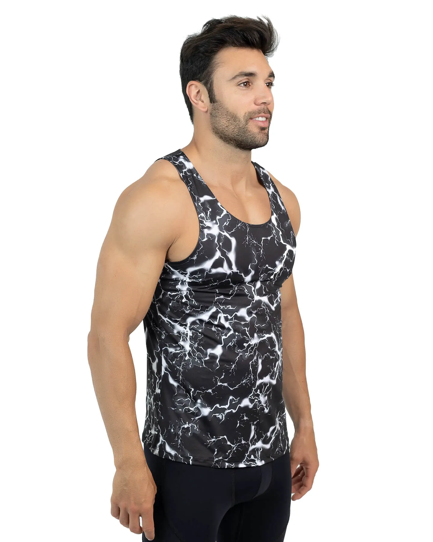 Black Thunder Tank Top sold by Matador product image thumbnail 2