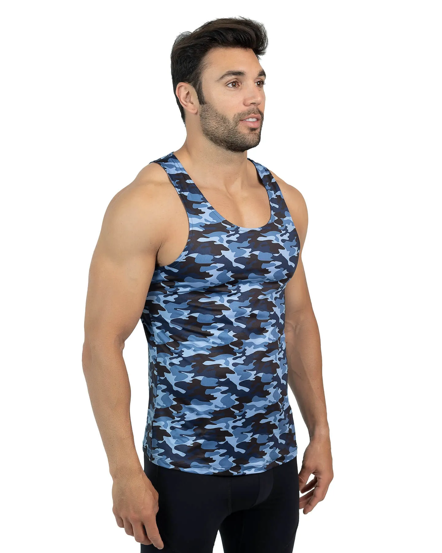 Blue Camo Tank Top sold by Matador product image thumbnail 2