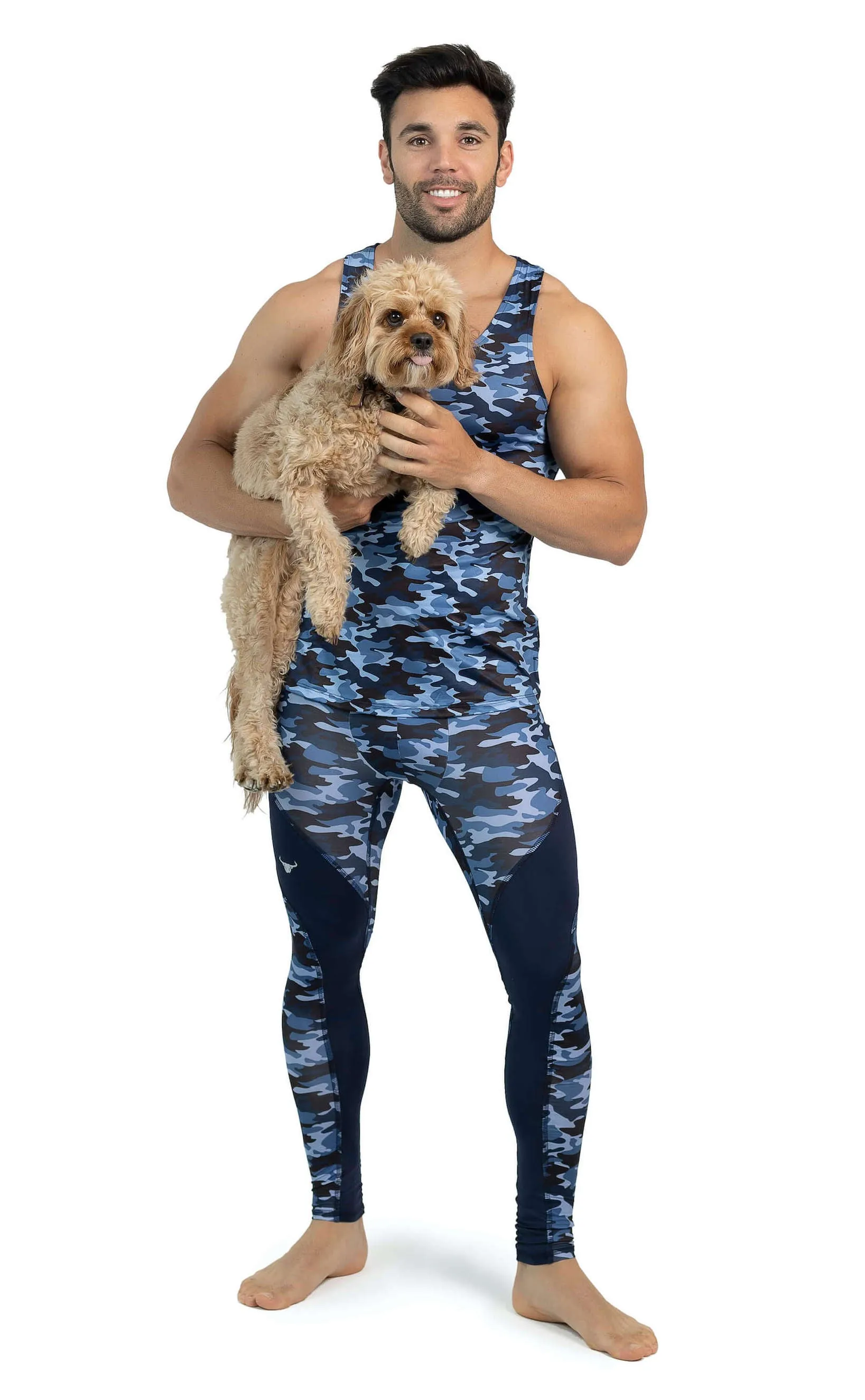 Blue Camo Tank Top sold by Matador product image thumbnail 4