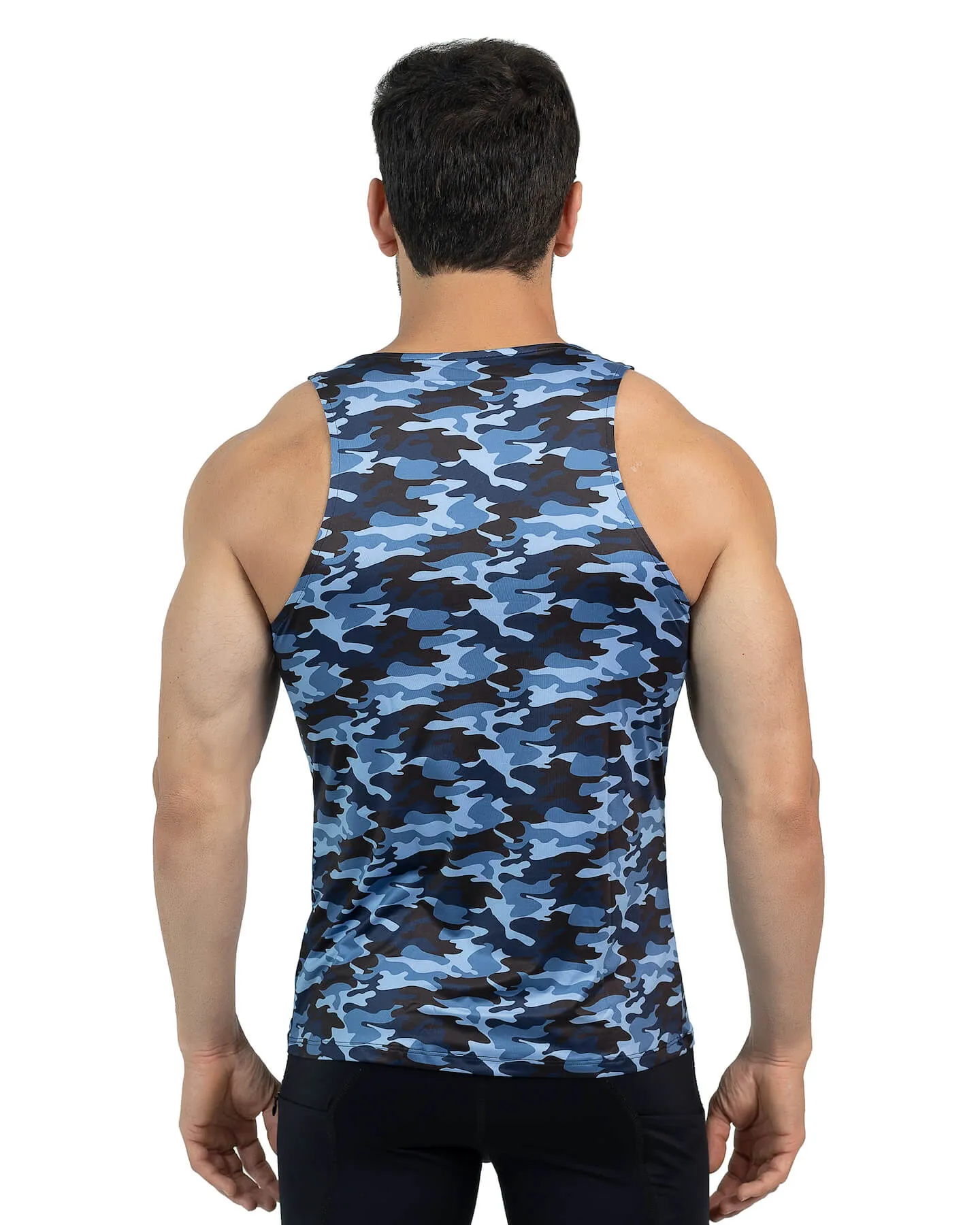 Blue Camo Tank Top sold by Matador product image thumbnail 3