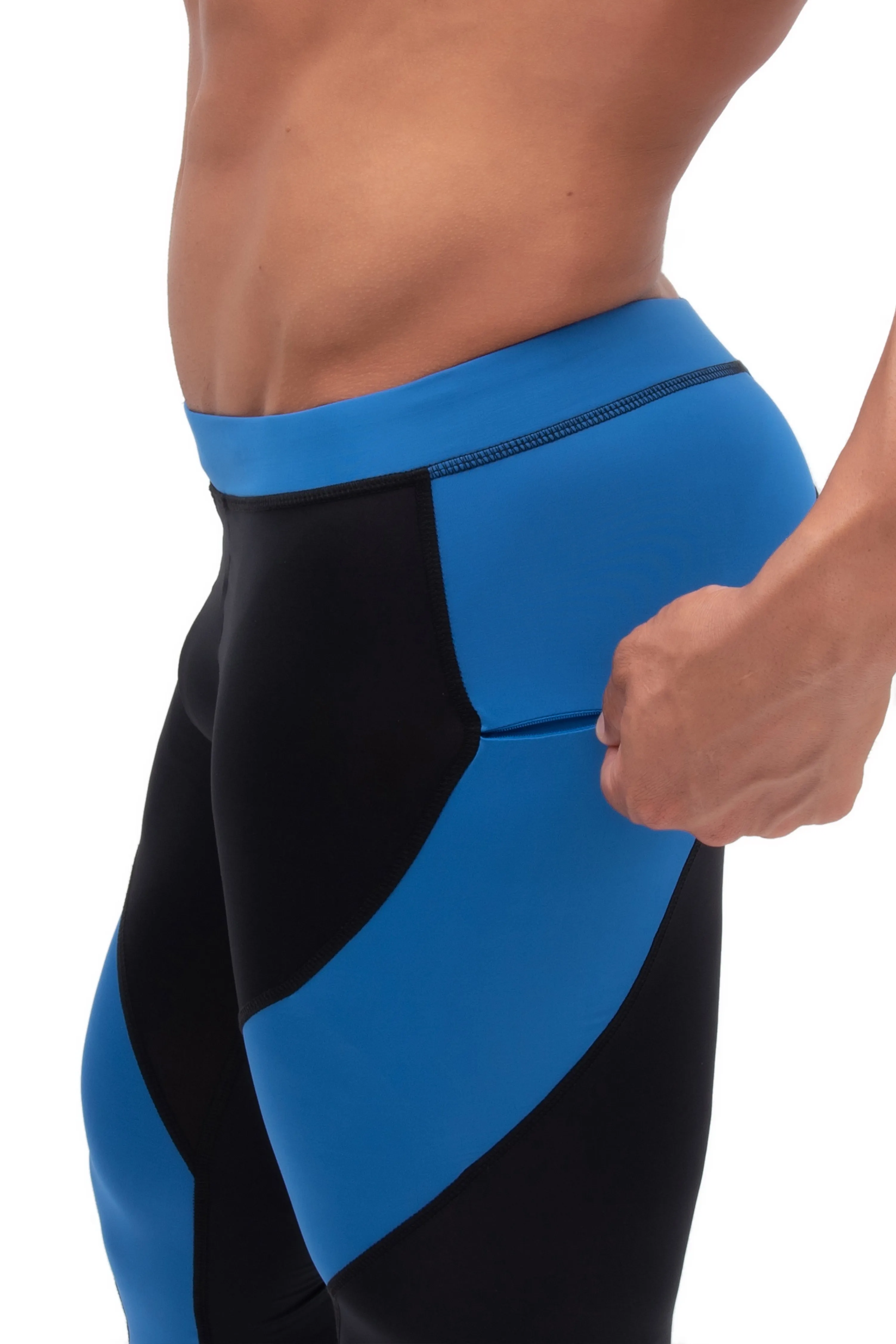 Black/Blue Meggings sold by Matador product image thumbnail 4