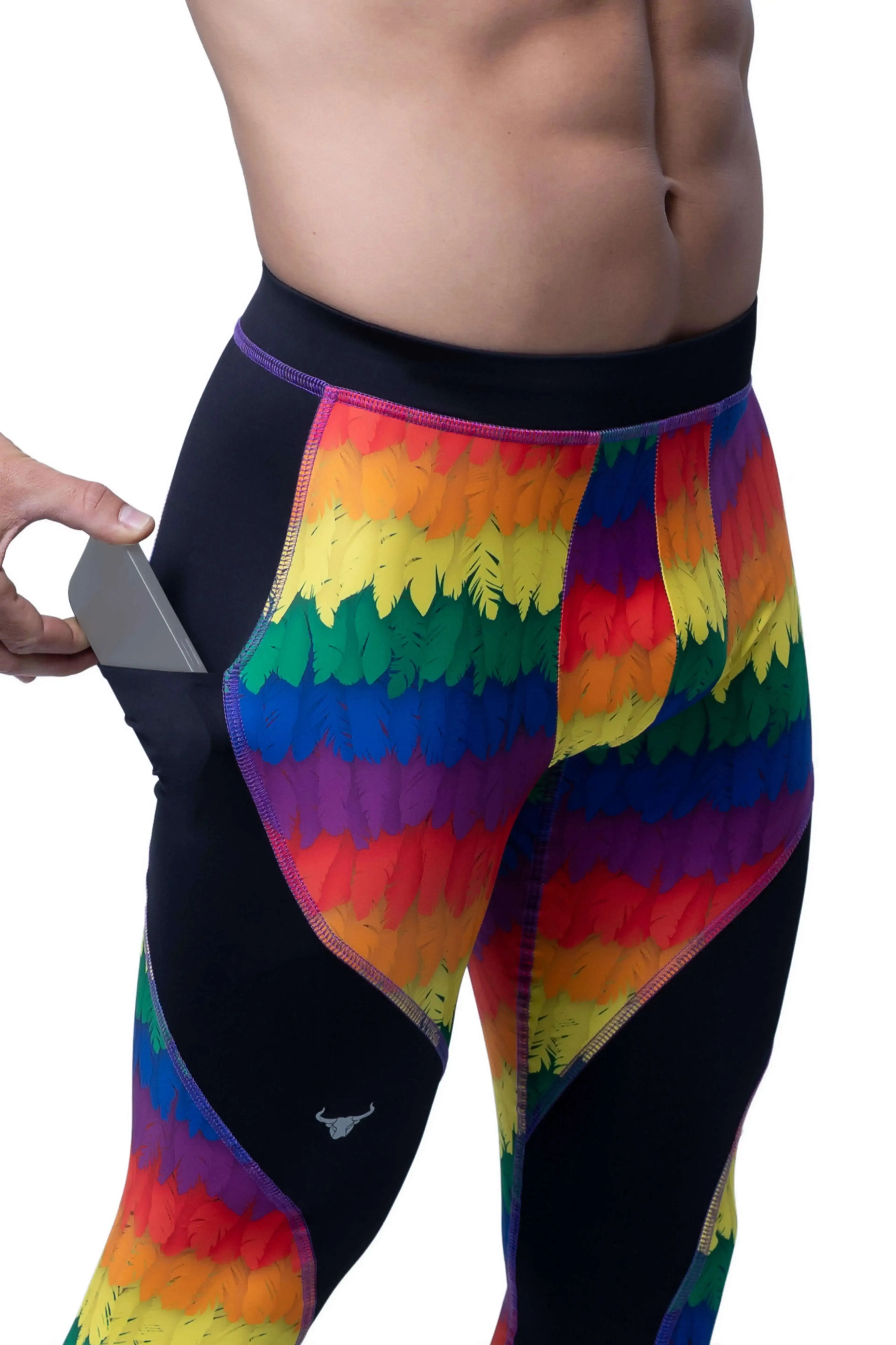 Pride Feathers Meggings sold by Matador product image thumbnail 2