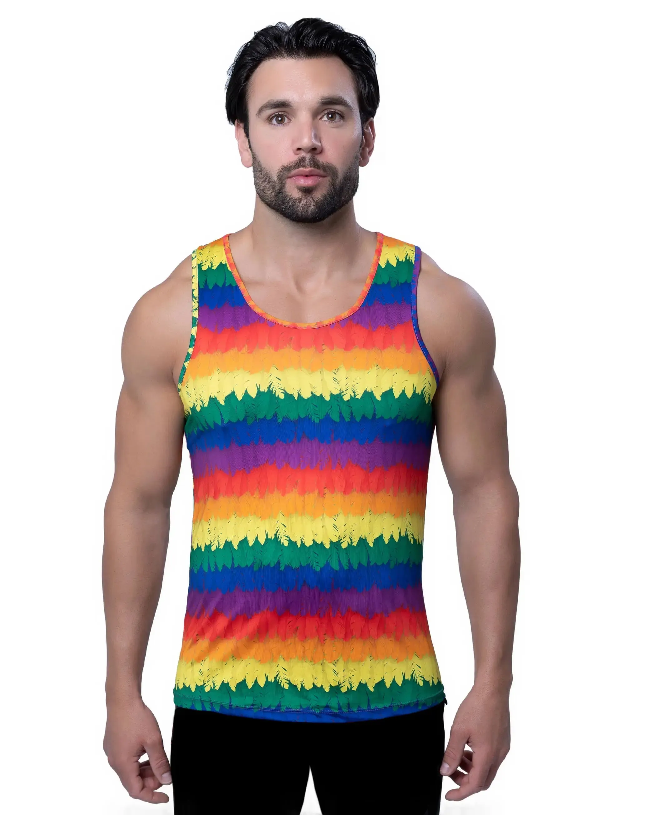 Pride Feathers Tank Top sold by Matador