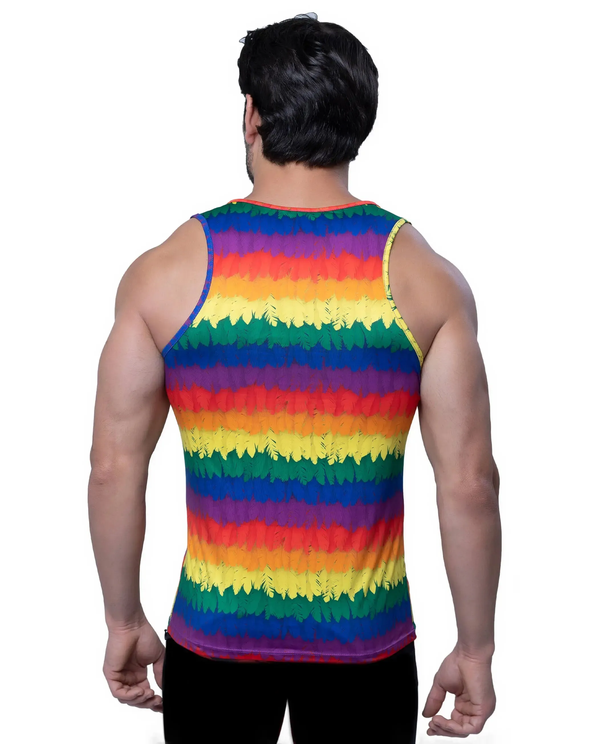 Pride Feathers Tank Top sold by Matador product image thumbnail 3