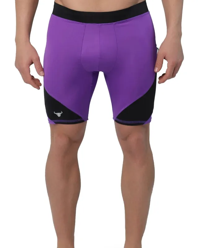 Purple/Black Shorts made by Matador