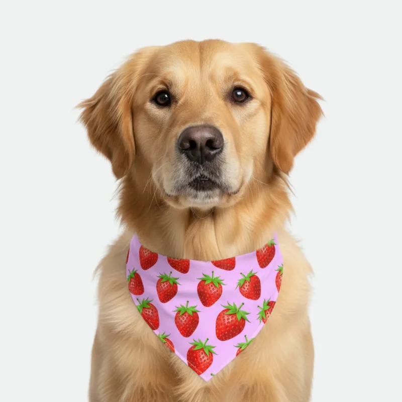 Strawberry/Red Dog Bandana made by Matador