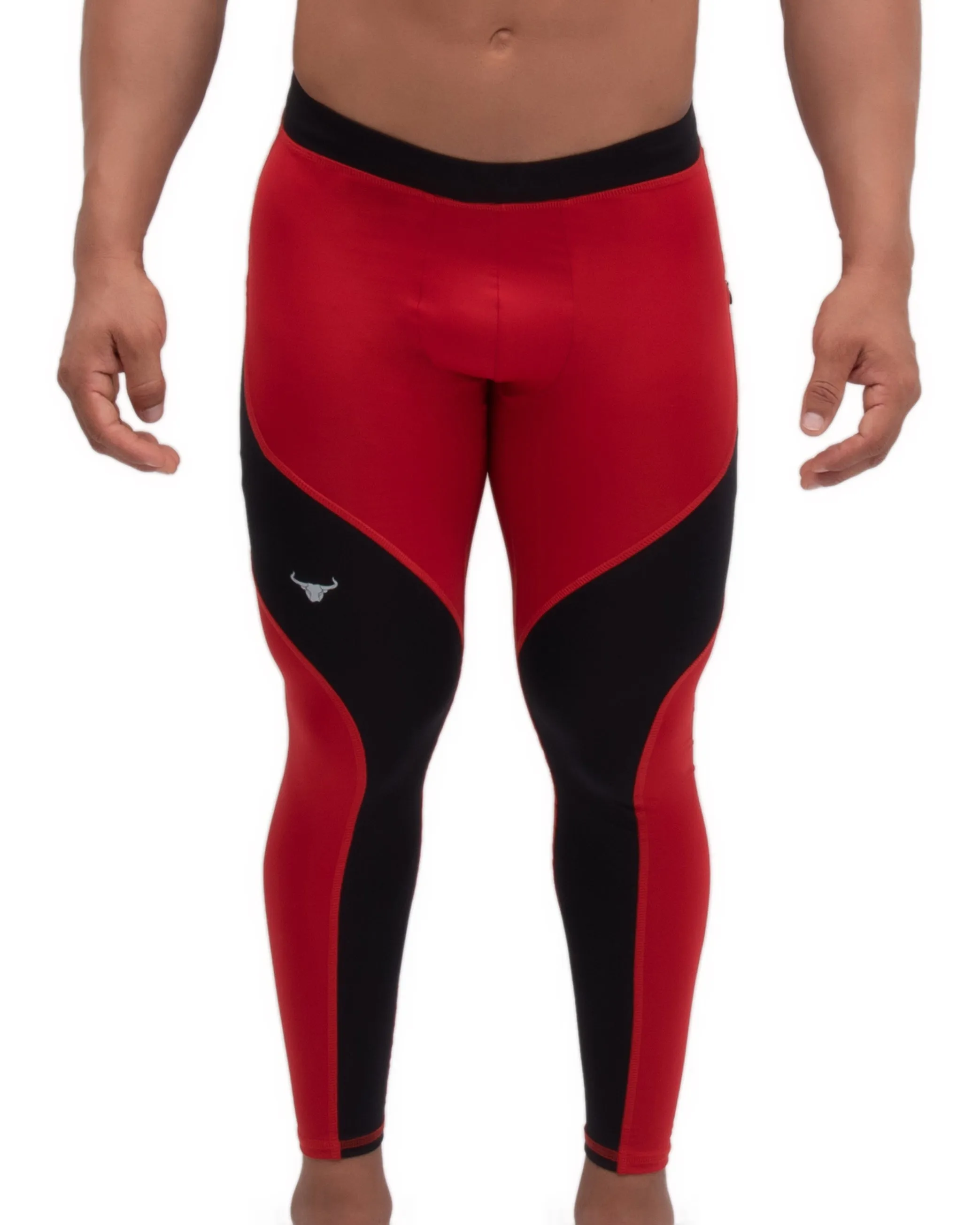 Red/Black Meggings sold by Matador