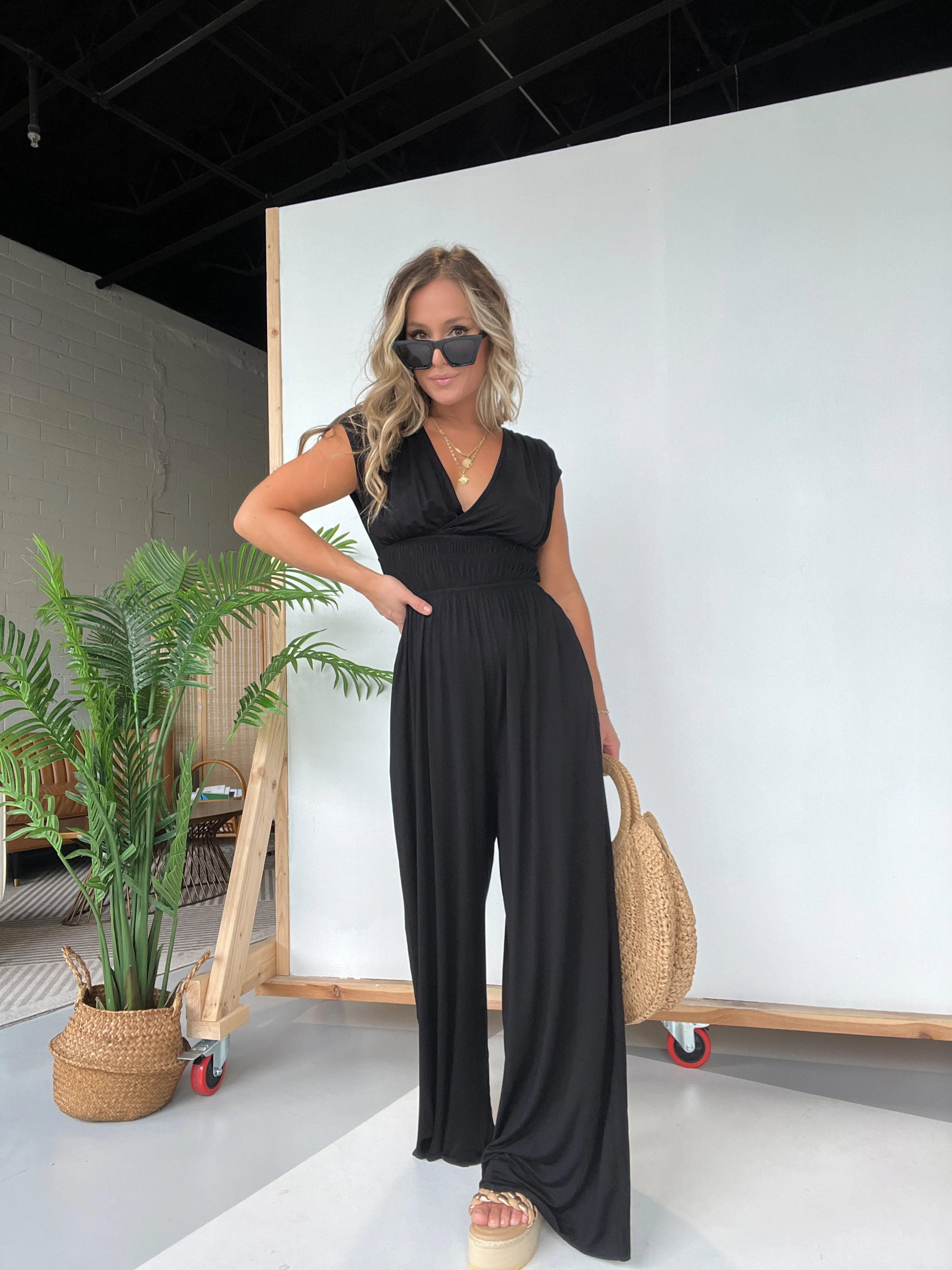 Ready For Anything Jumpsuit Black sold by Chic by Ally B