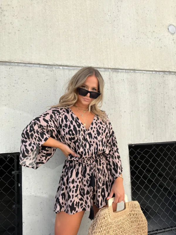 KNOW ABOUT ME LEOPARD ROMPER sold by Chic by Ally B