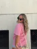 Rock N Roll Tee Washed Pink sold by Chic by Ally B