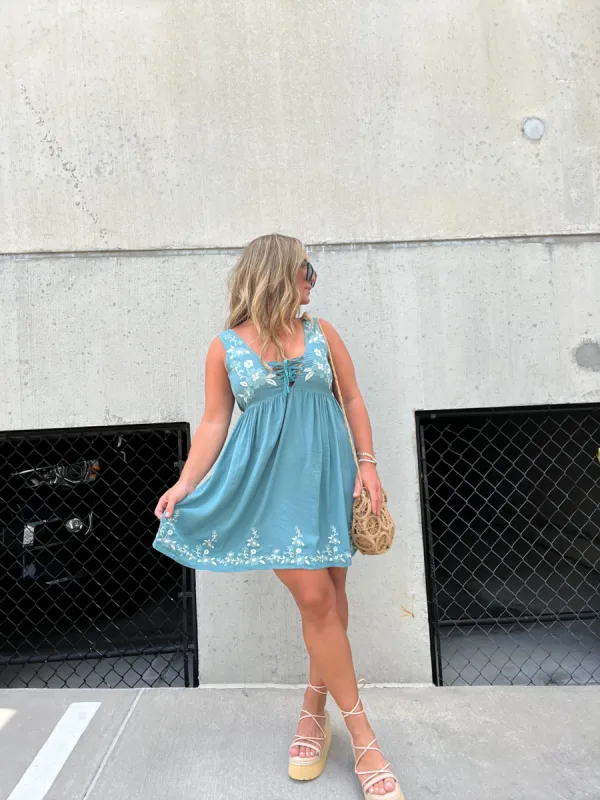 Lucia Floral Flow Mini Dress sold by Chic by Ally B