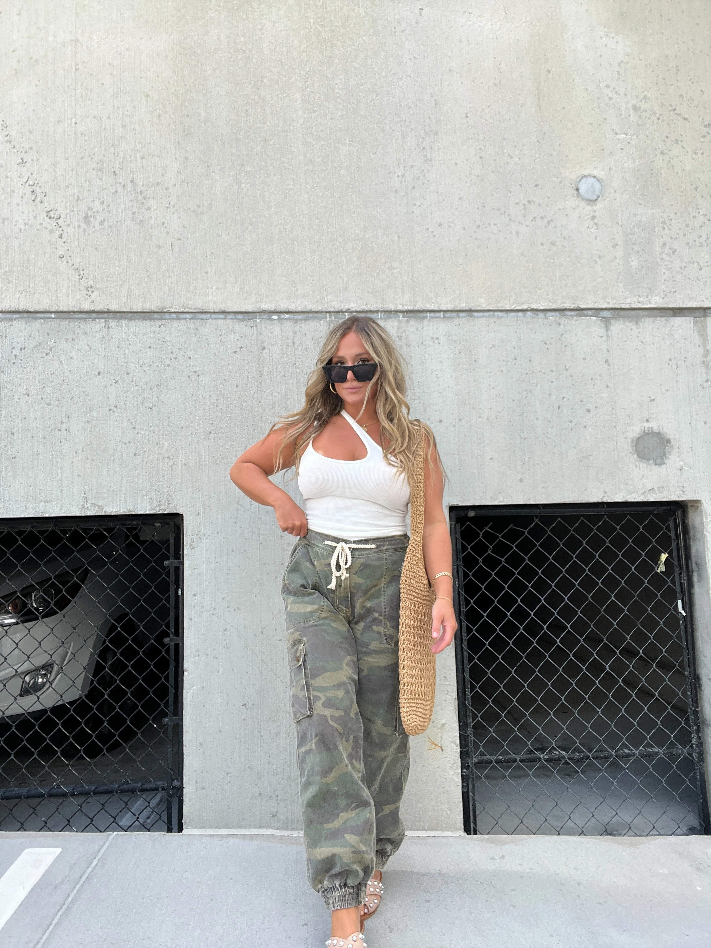 Contour One Shoulder Tank White sold by Chic by Ally B product image thumbnail 2