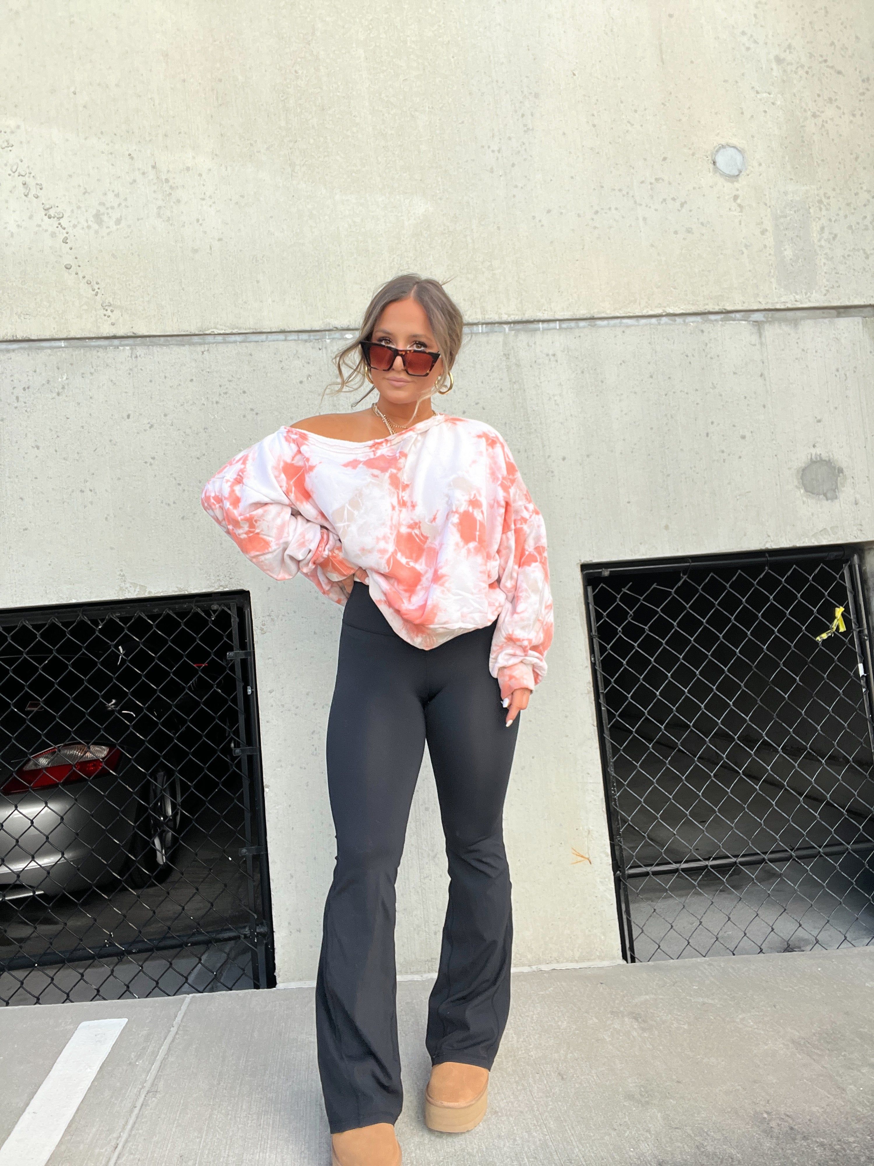 OFF THE SHOULDER TIE DYE SWEATSHIRT sold by Chic by Ally B product image thumbnail 7