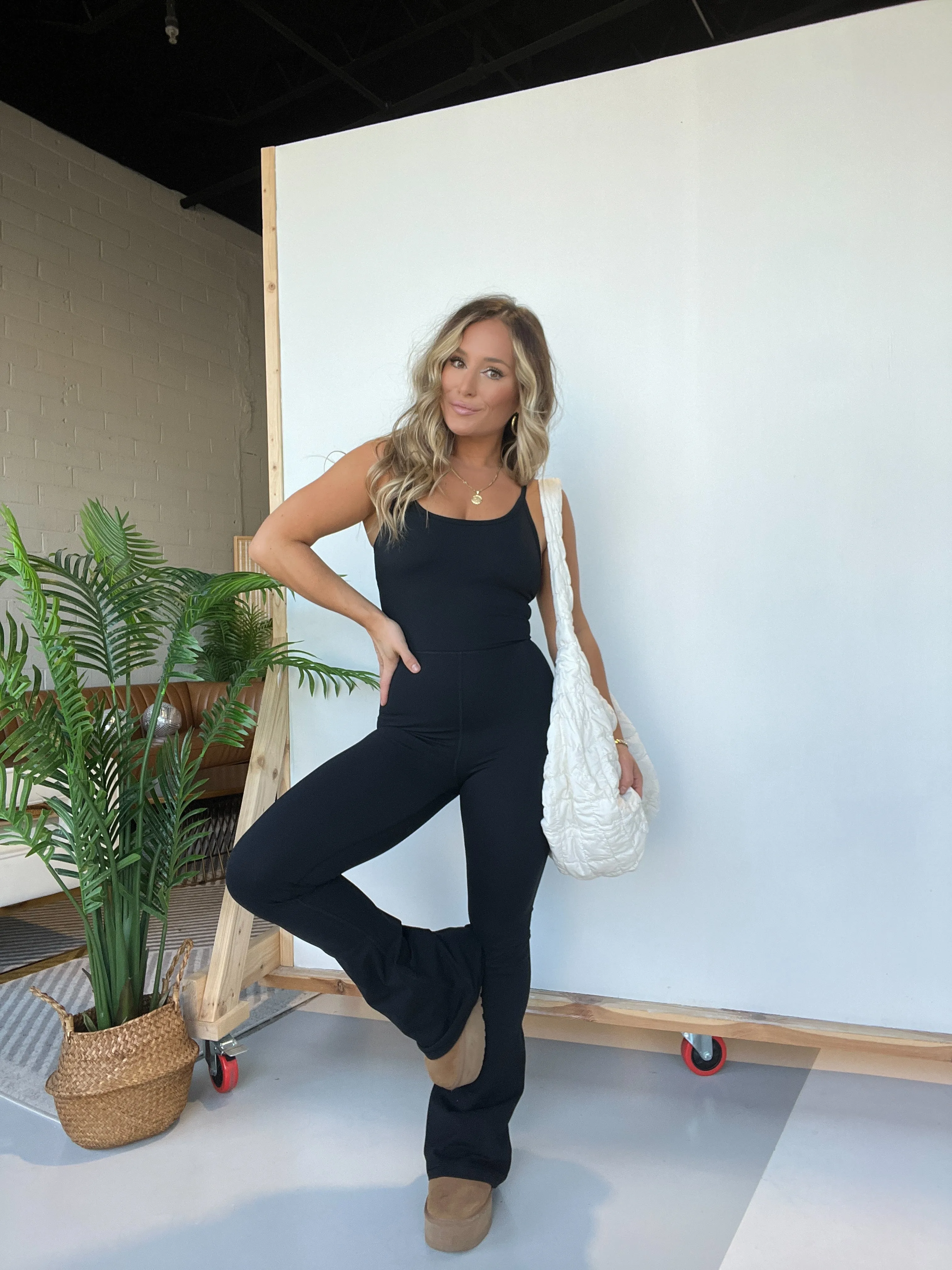 Boss Babe Flared Jumpsuit Black sold by Chic by Ally B product image thumbnail 3
