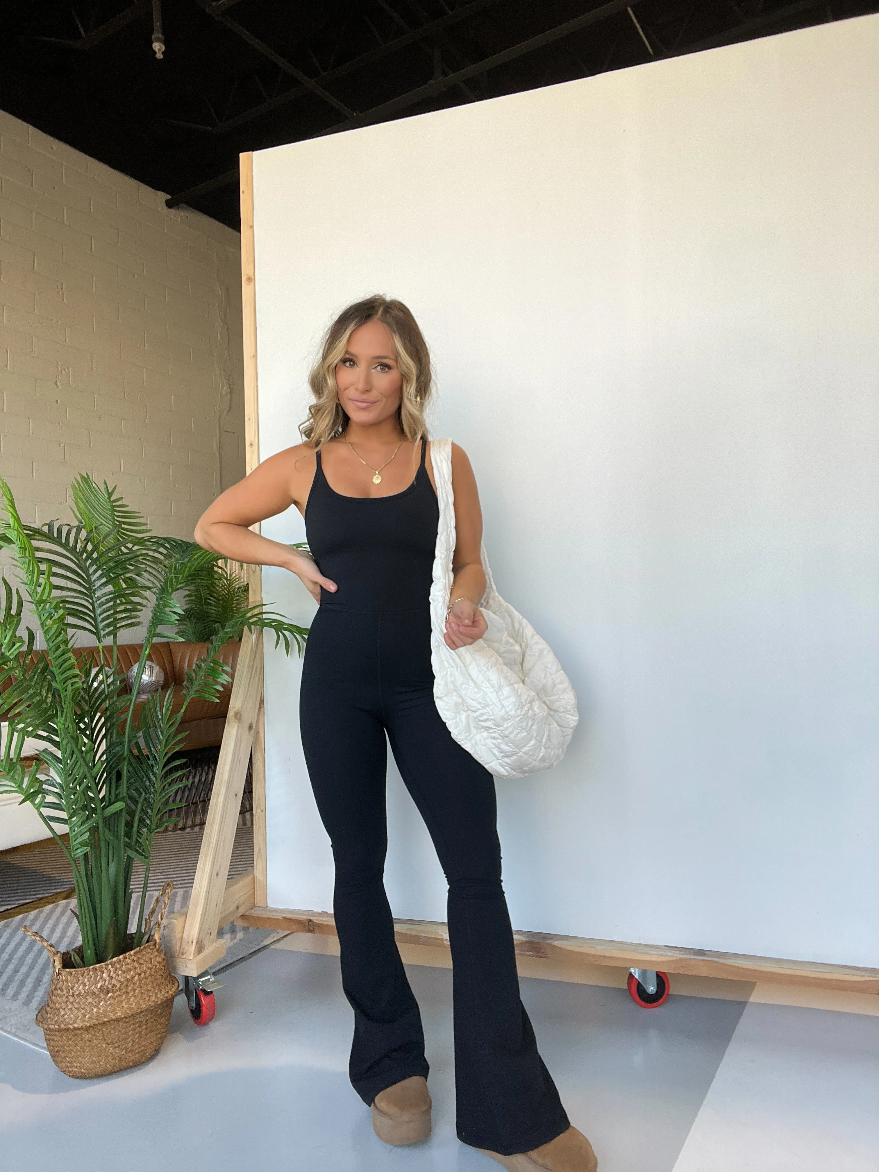 Boss Babe Flared Jumpsuit Black sold by Chic by Ally B product image thumbnail 5