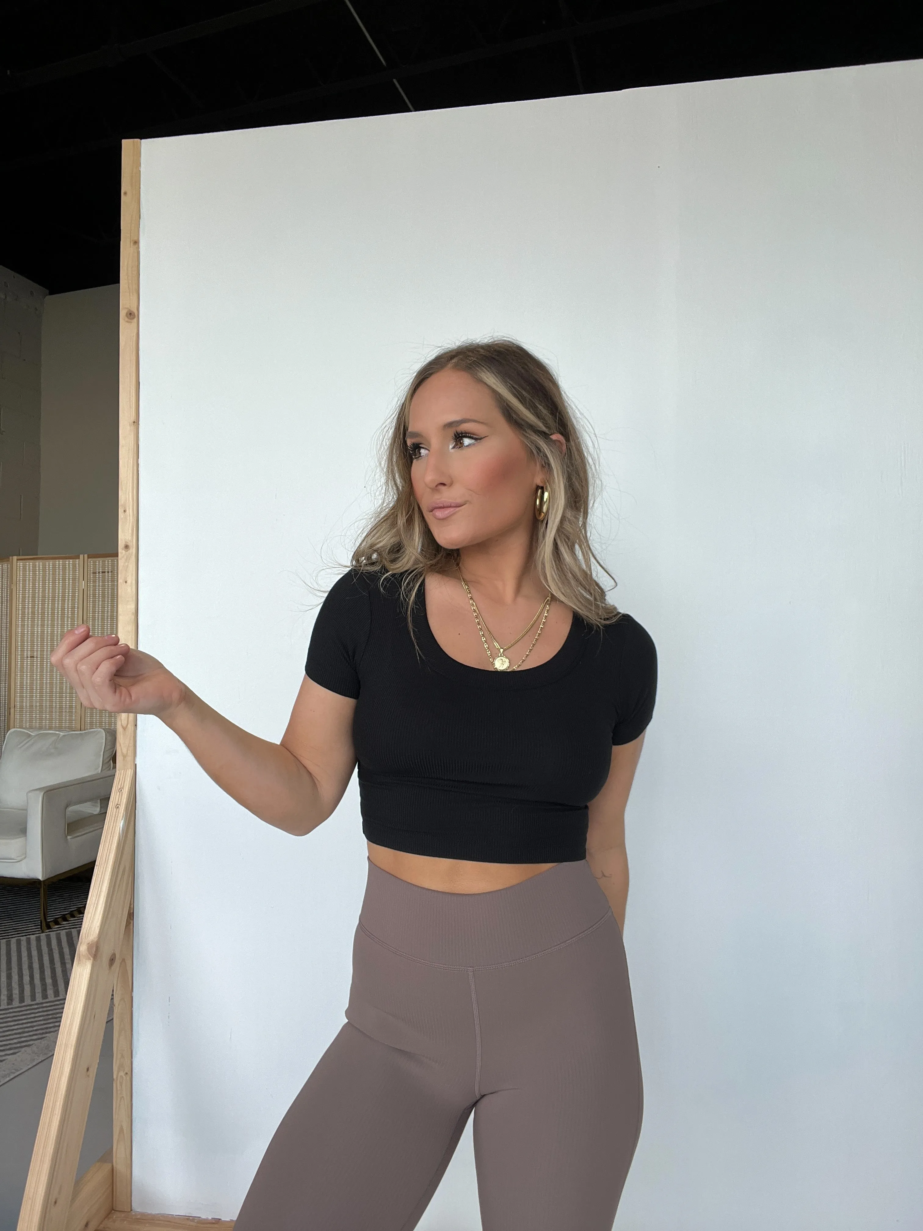 Decker Scoop Tee Black sold by Chic by Ally B product image thumbnail 5