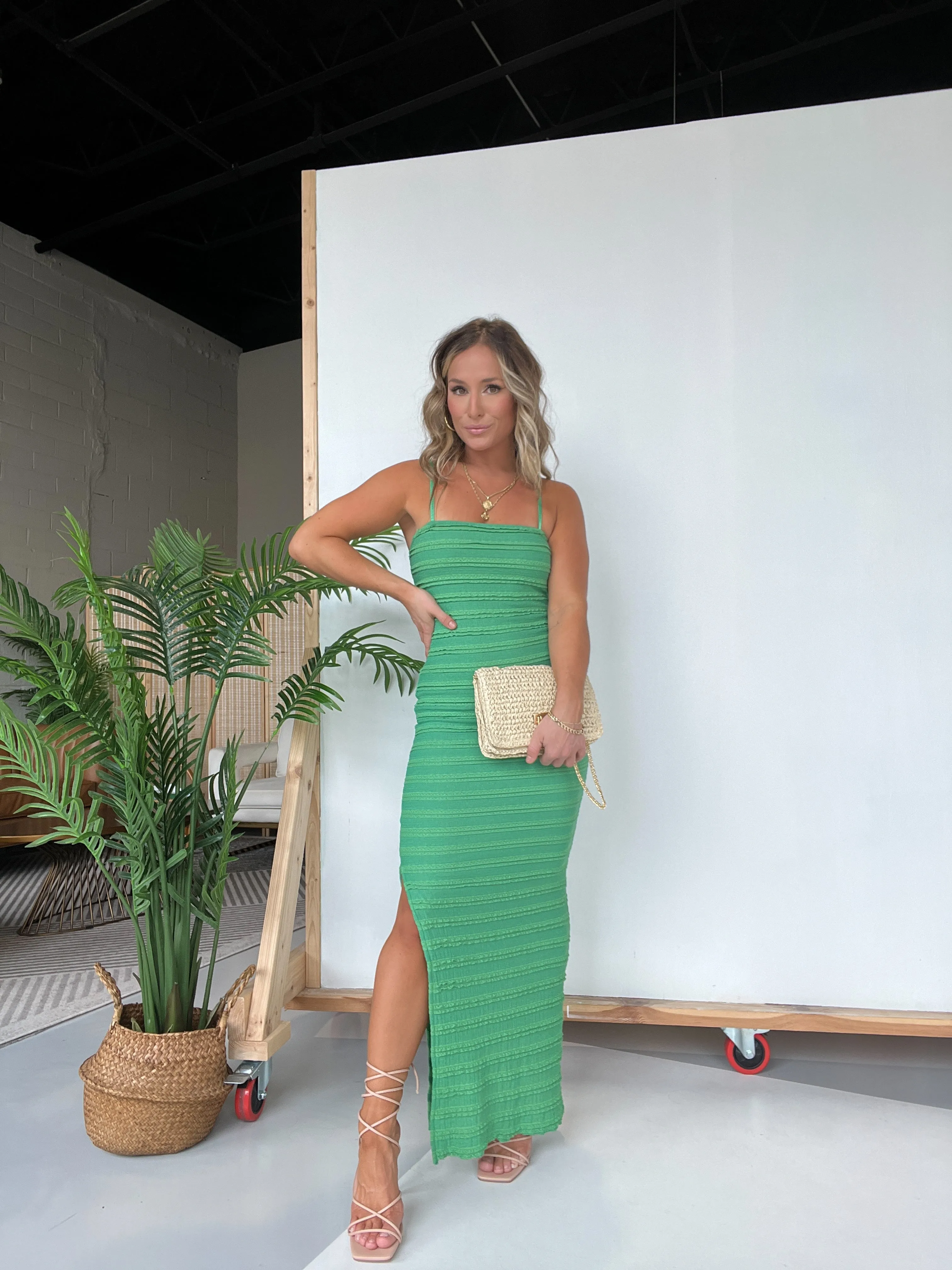 Verde Estate Maxi Dress Green sold by Chic by Ally B product image thumbnail 2