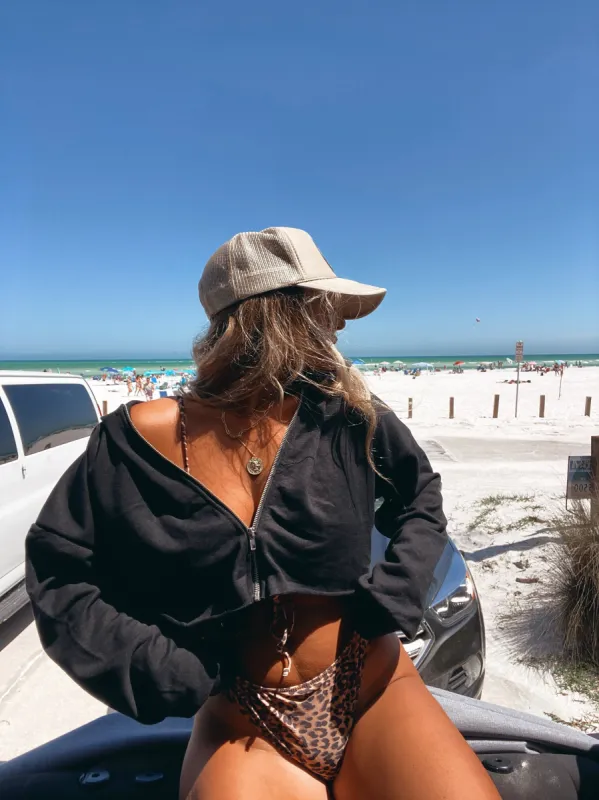 Sunday Funday Hoodie Black sold by Chic by Ally B