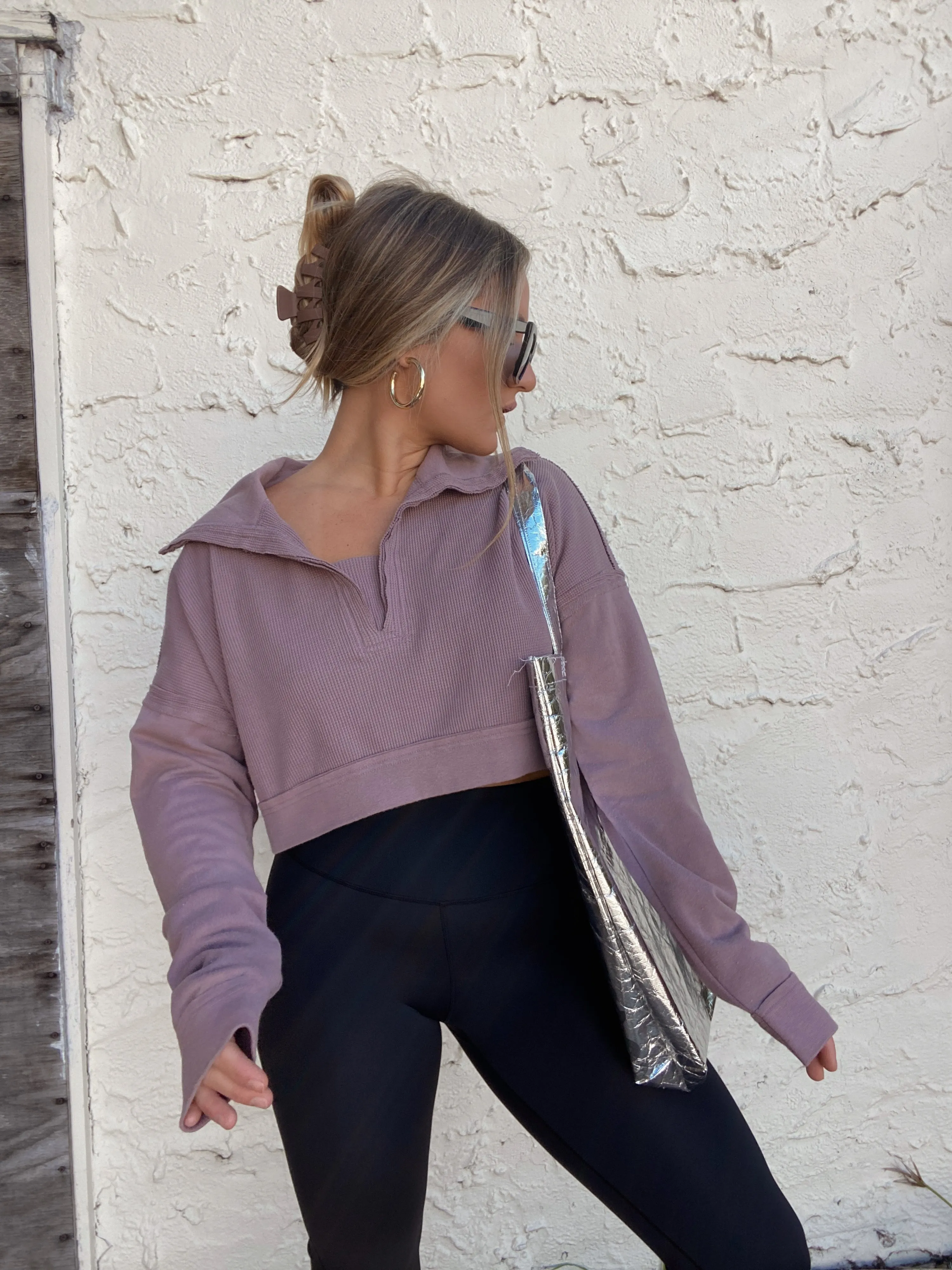 SPORTY SPICE TOP MAUVE sold by Chic by Ally B