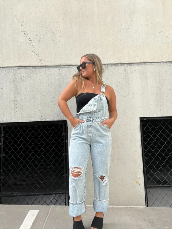 Much Needed Denim Overalls sold by Chic by Ally B