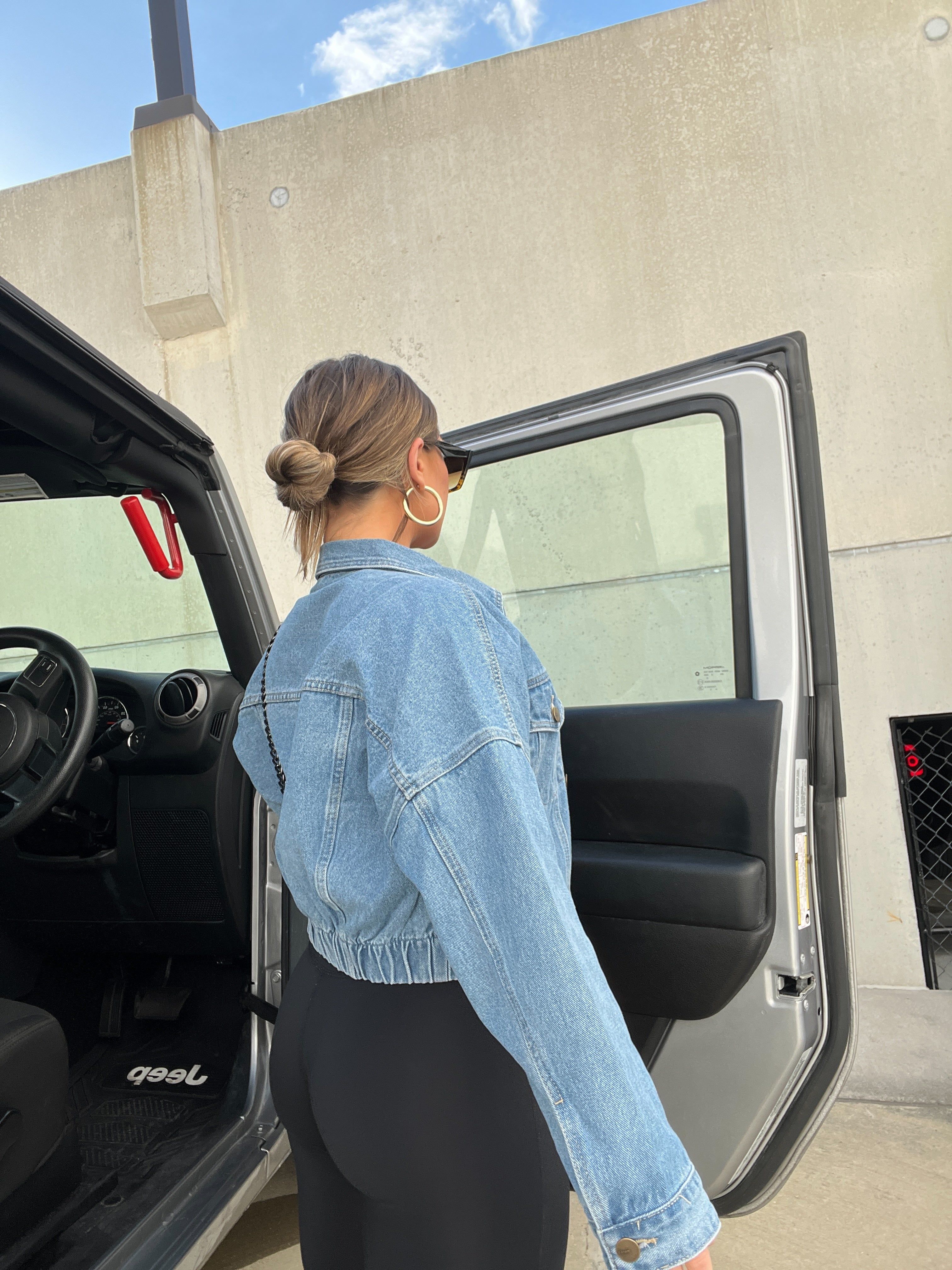 FASHION STORY DENIM JACKET sold by Chic by Ally B product image thumbnail 2