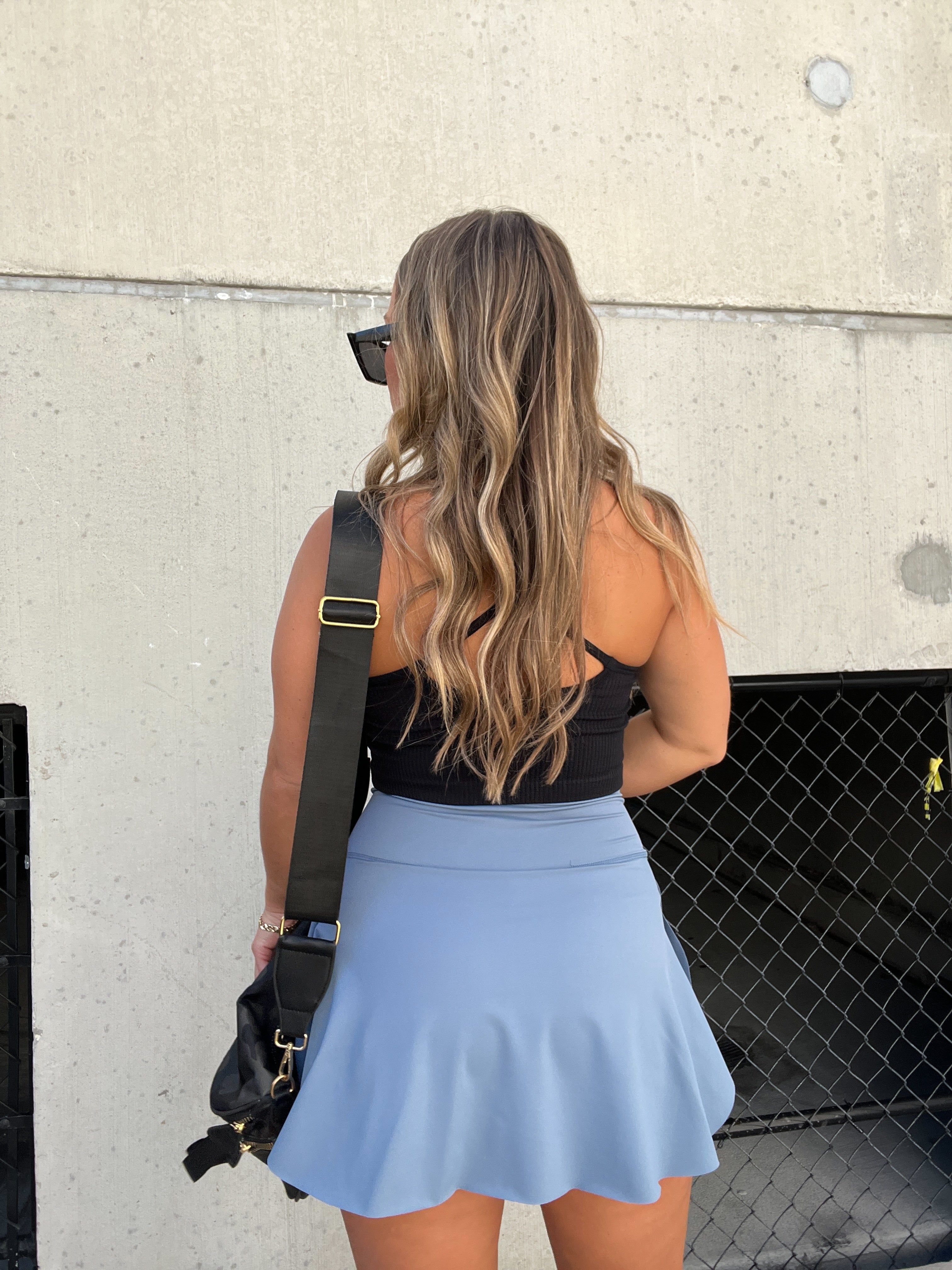 CROSSOVER SKORT DENIM BLUE sold by Chic by Ally B product image thumbnail 6