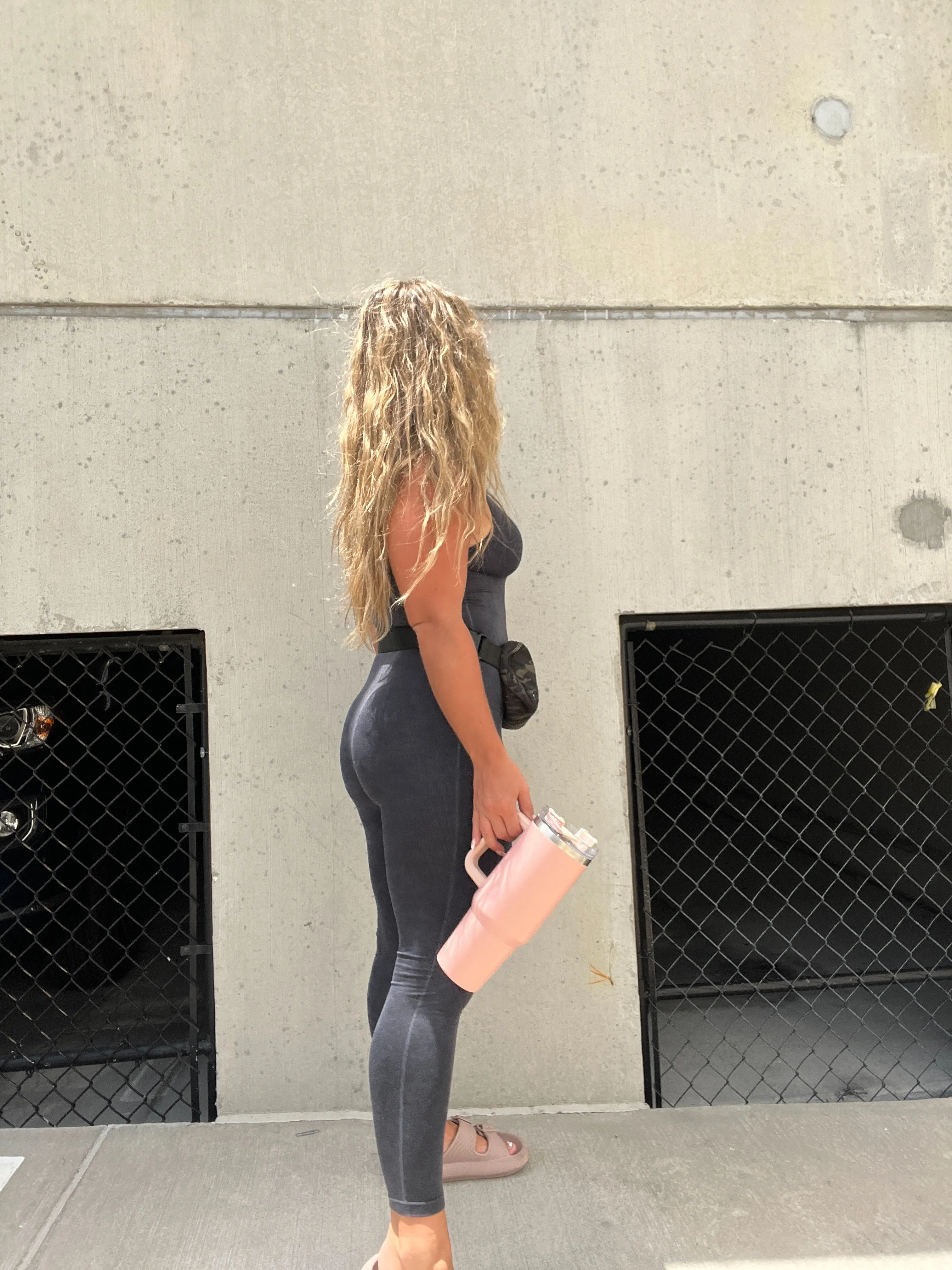 ZIP IT UP WASHED BLACK CATSUIT sold by Chic by Ally B product image thumbnail 5