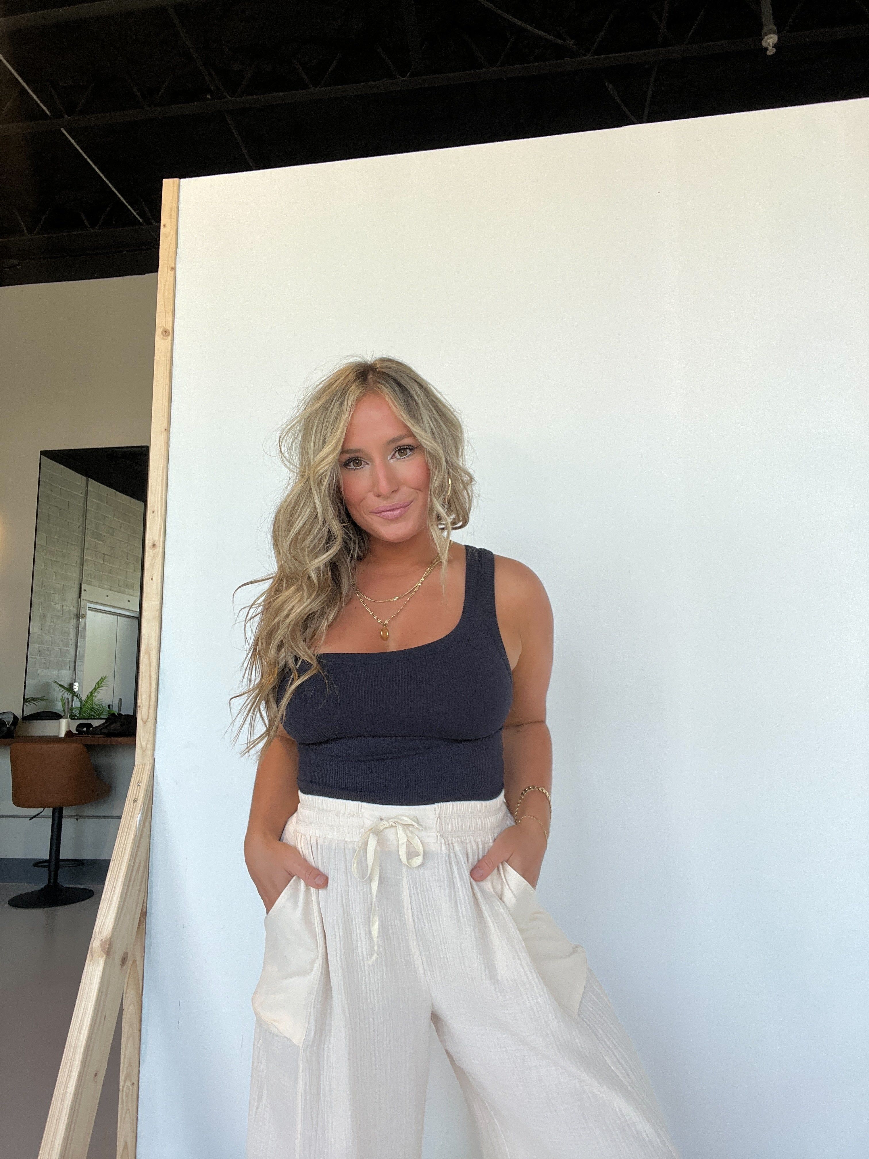 Just My Type One Shoulder Tank Black sold by Chic by Ally B