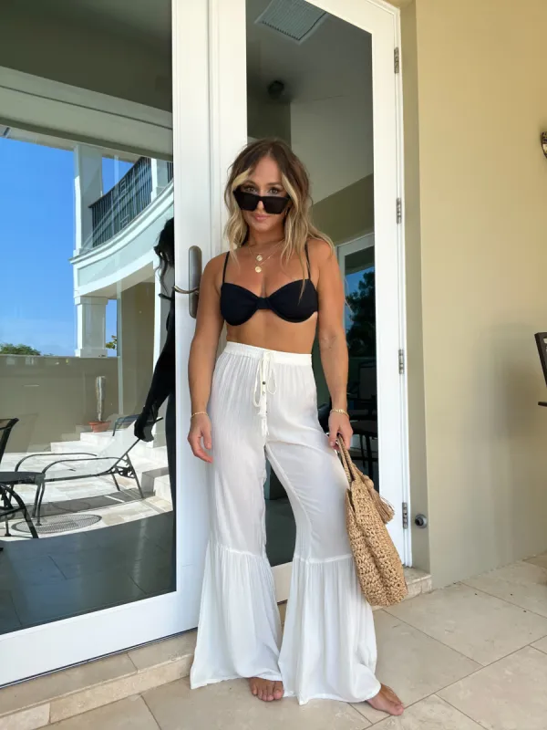 Surf's Up Beach Pants Ivory sold by Chic by Ally B