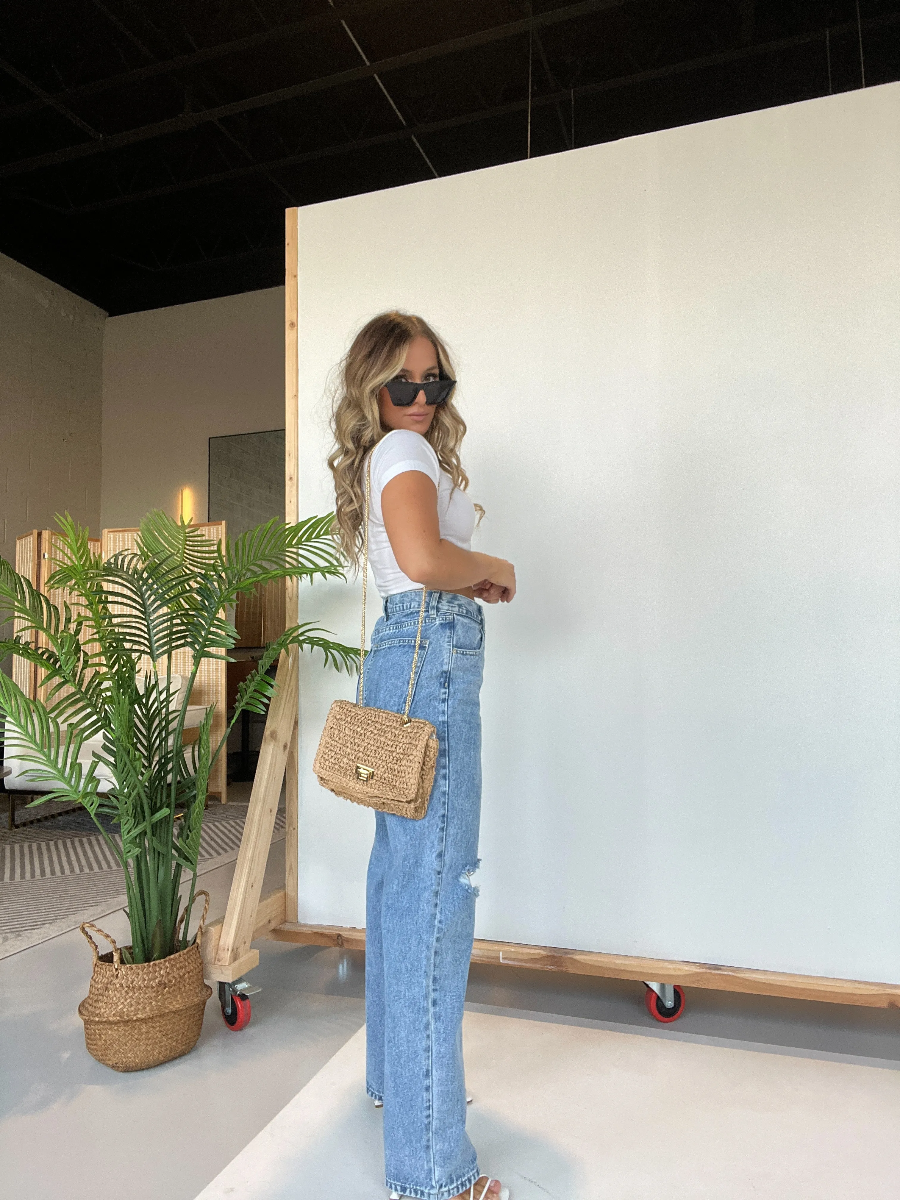 Your Girls High Waisted Jeans Medium Blue sold by Chic by Ally B product image thumbnail 4