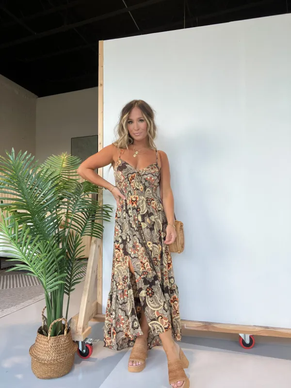 Into the Wild Maxi Dress Olive sold by Chic by Ally B