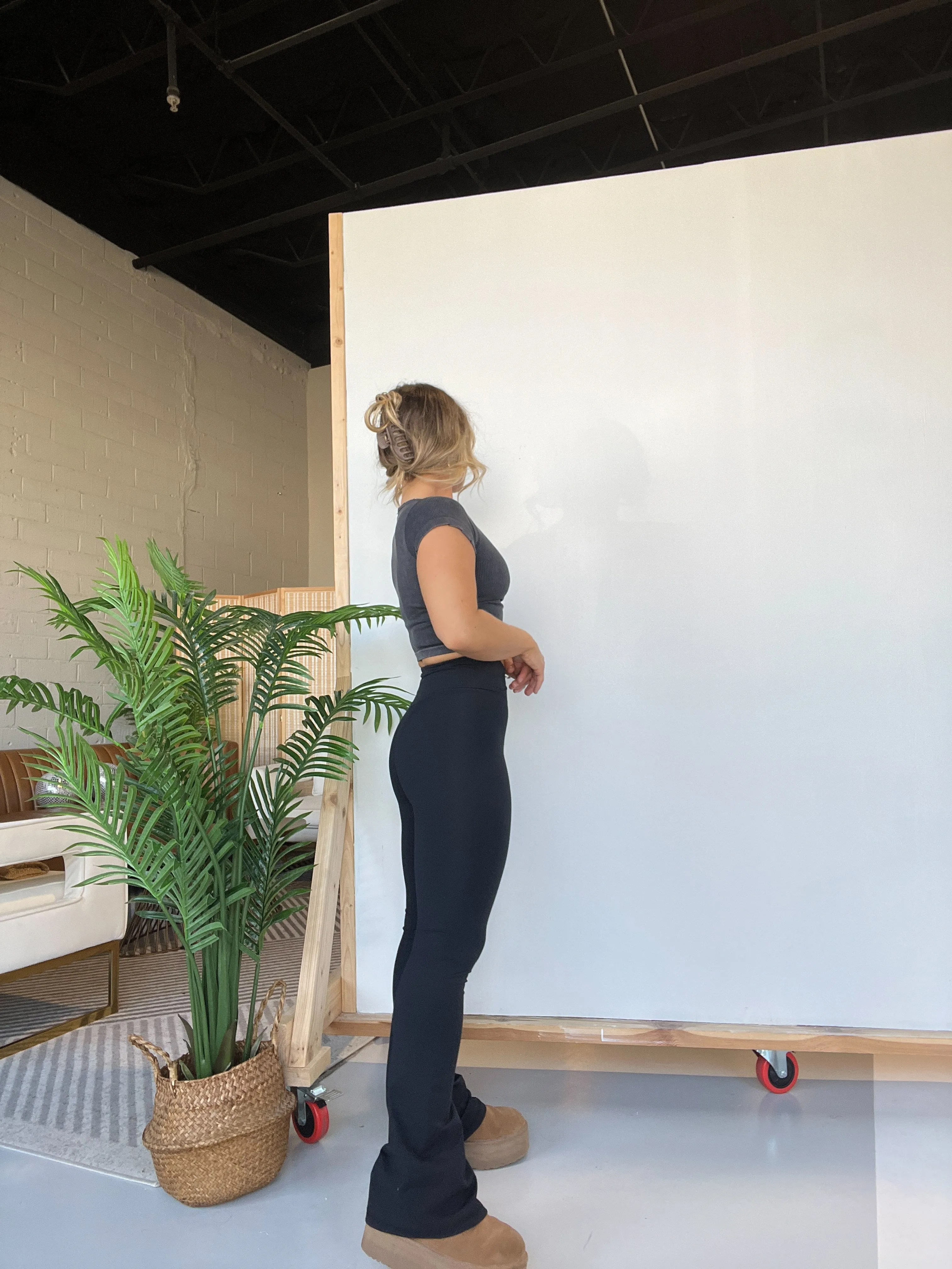 Fade Into Crossover Flares Black sold by Chic by Ally B product image thumbnail 3