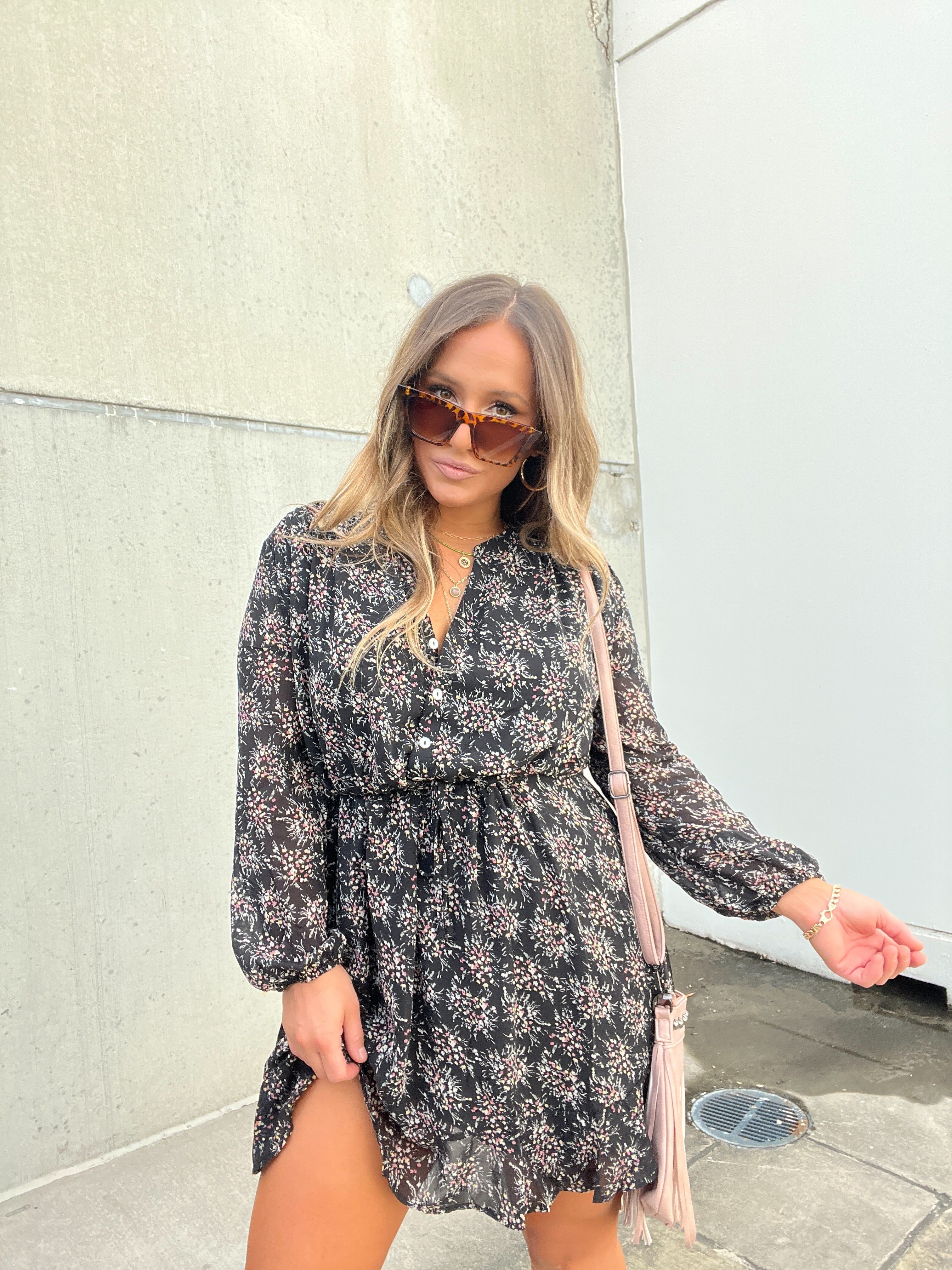 LET'S ESCAPE FLORAL DRESS sold by Chic by Ally B product image thumbnail 3