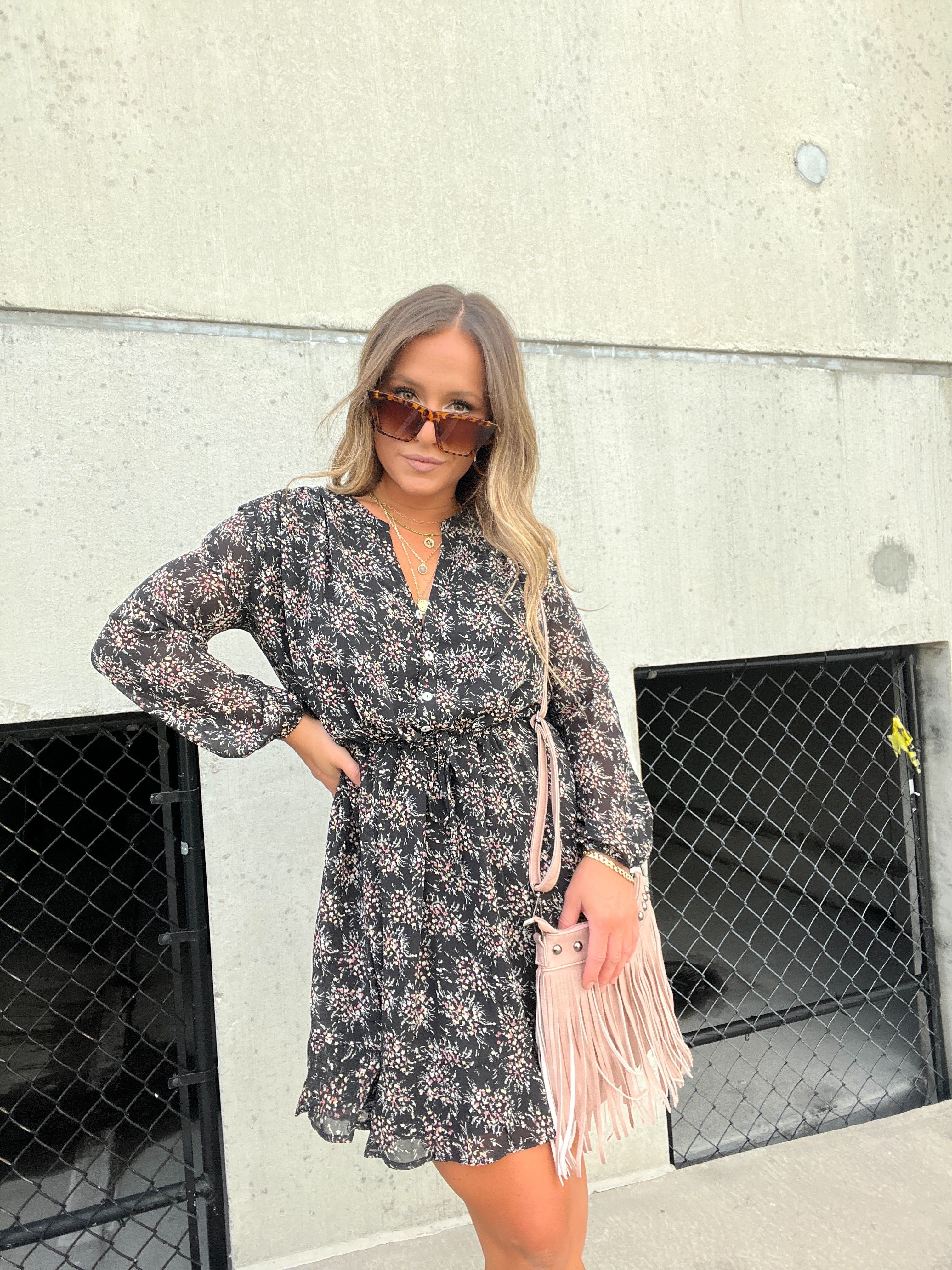 LET'S ESCAPE FLORAL DRESS sold by Chic by Ally B product image thumbnail 5