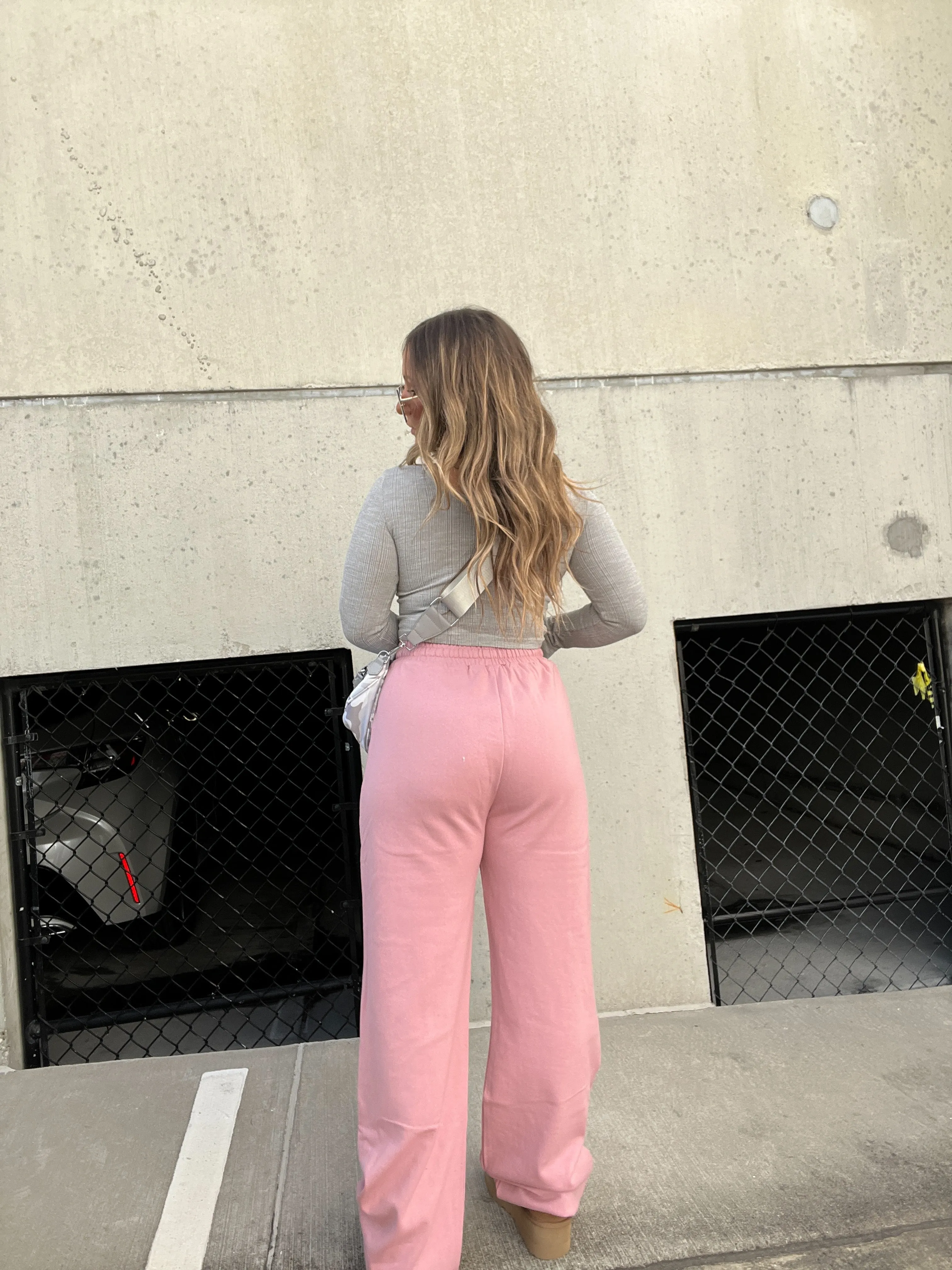 COVER ME IN COMFORT SWEATS PINK sold by Chic by Ally B product image thumbnail 4