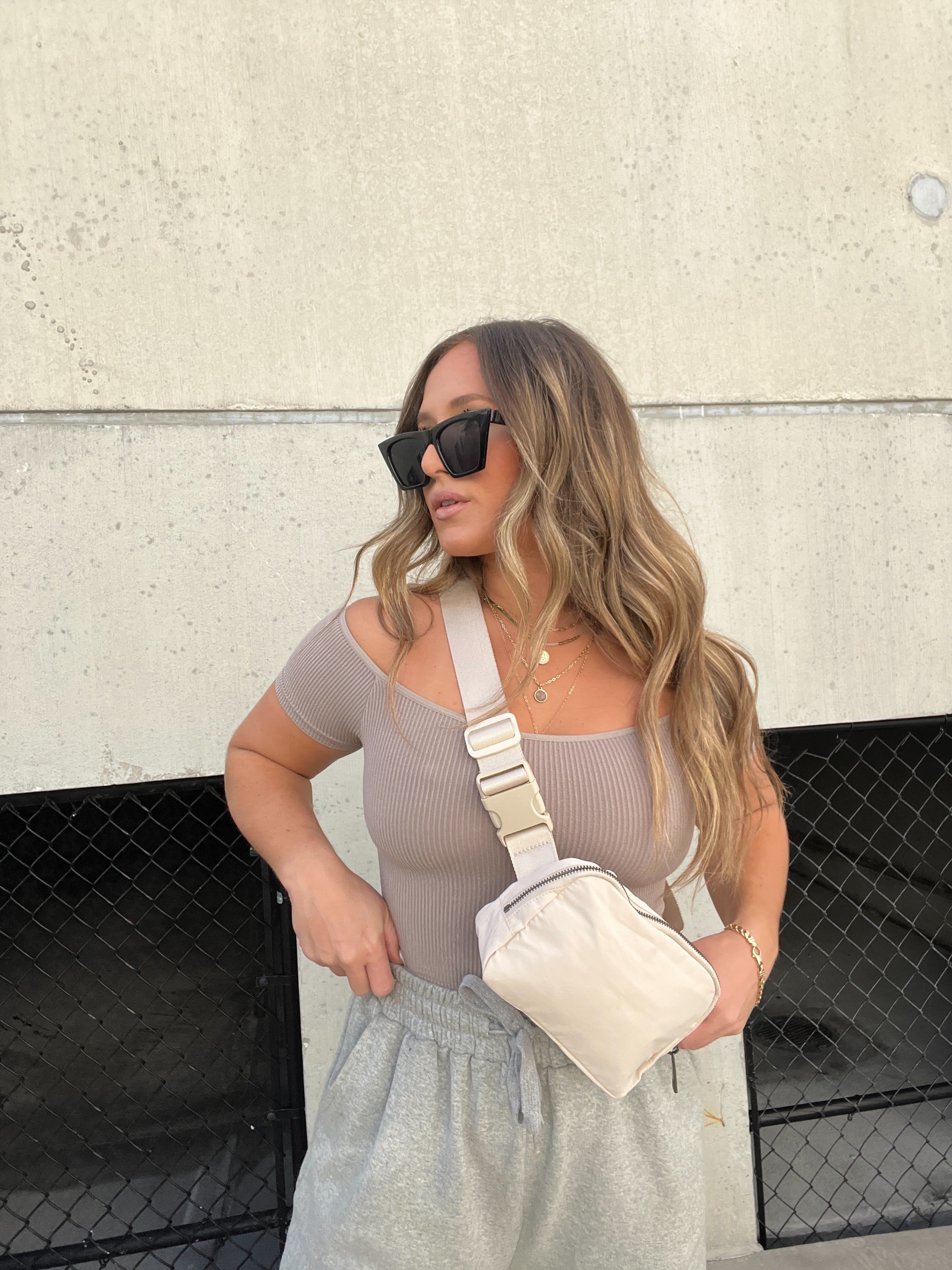 BEIGE BELT BAG sold by Chic by Ally B product image thumbnail 3