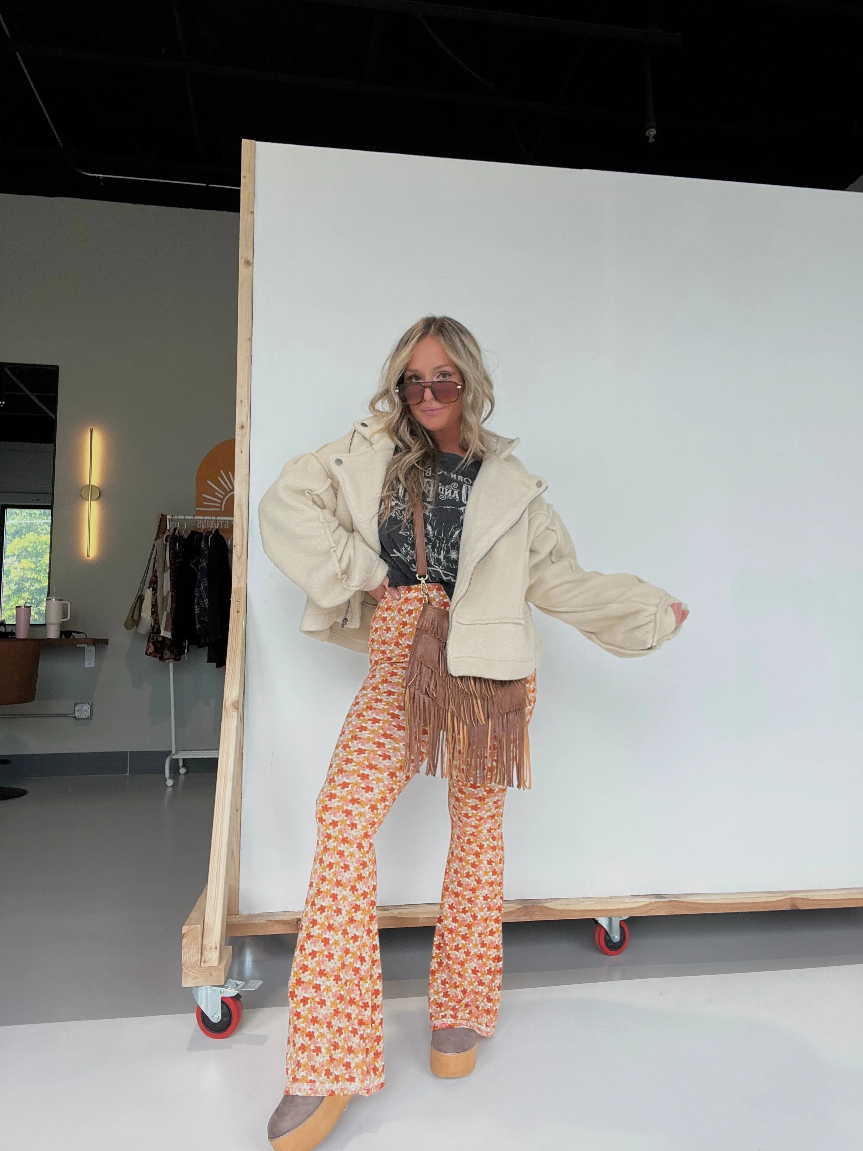 Desert Sun Flares Orange Multi sold by Chic by Ally B product image thumbnail 4