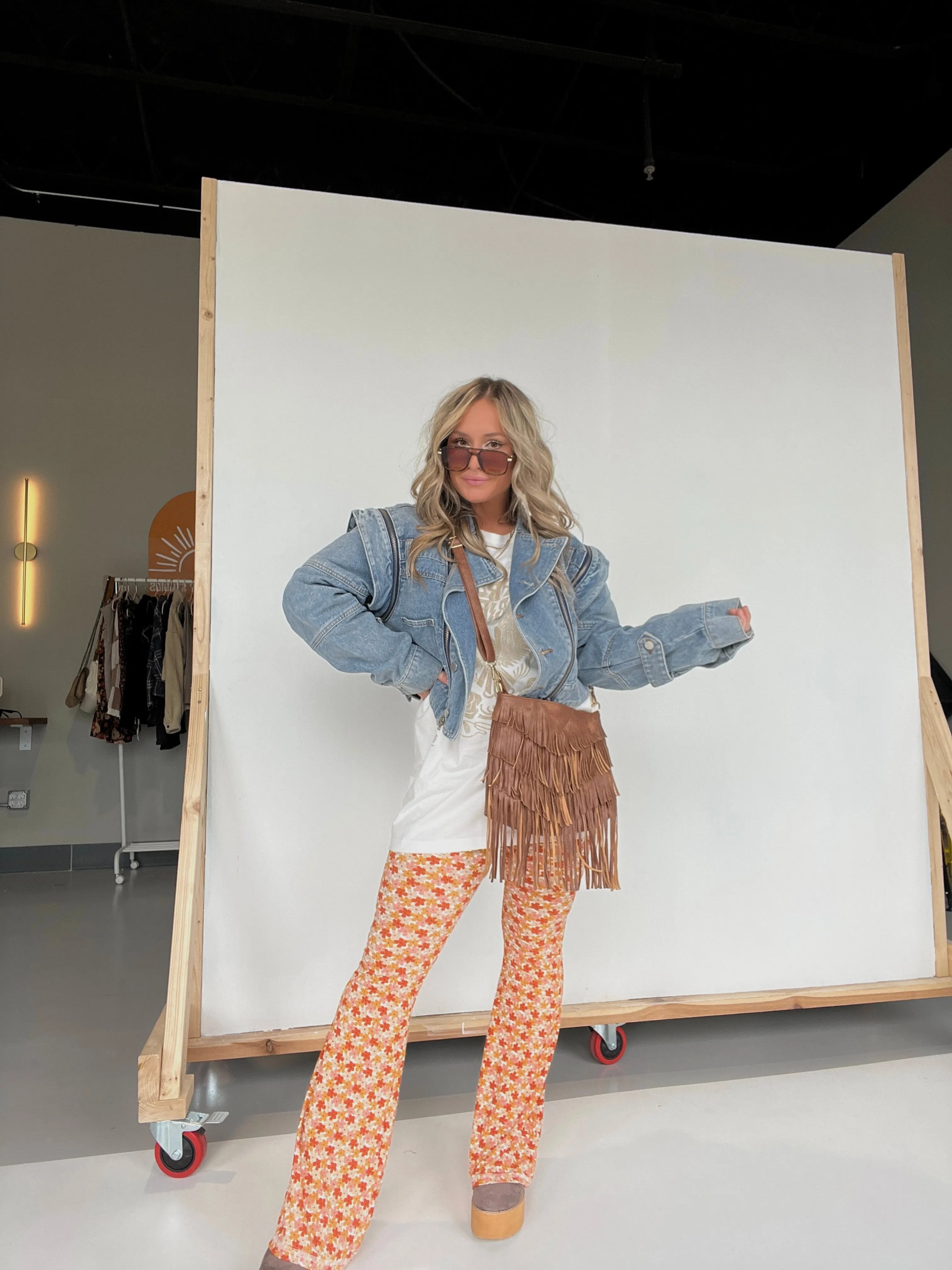 Desert Sun Flares Orange Multi sold by Chic by Ally B product image thumbnail 5