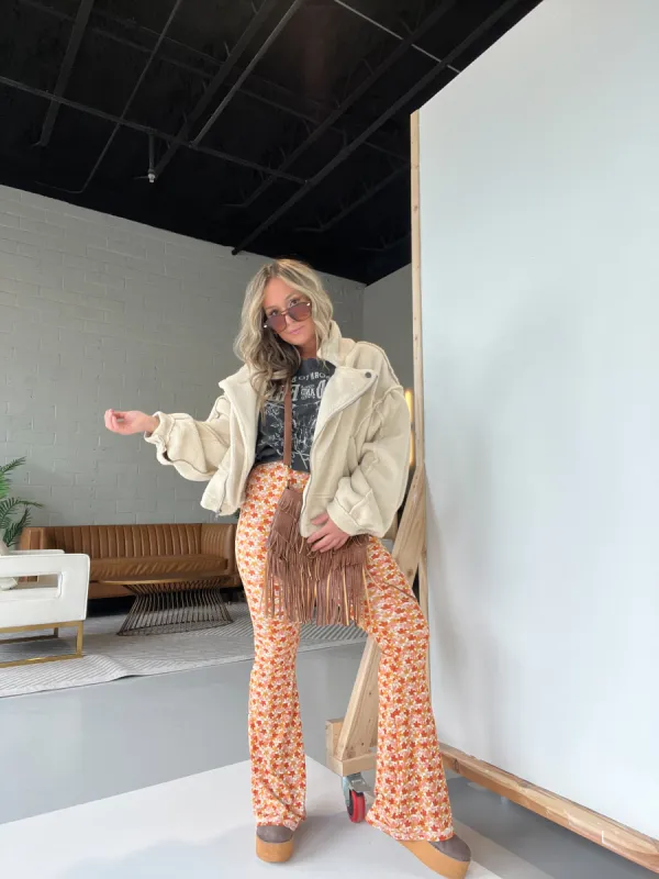 Desert Sun Flares Orange Multi sold by Chic by Ally B