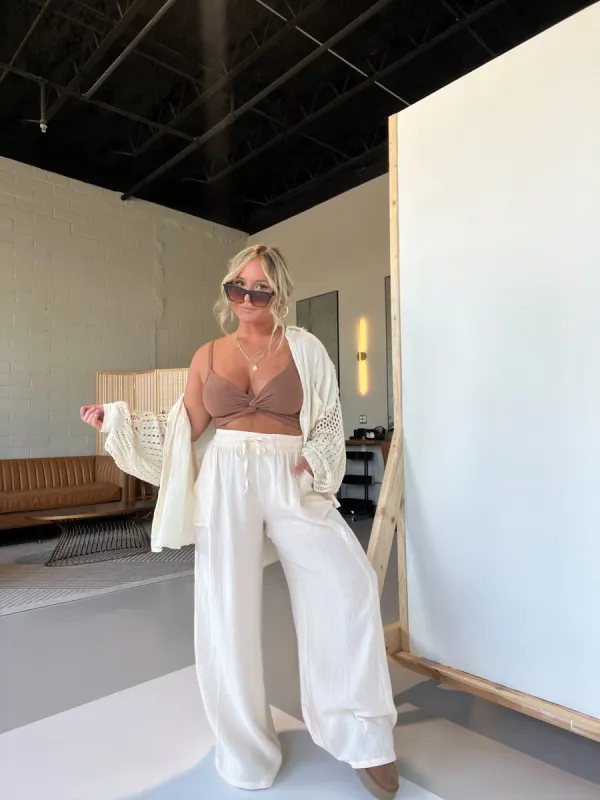 Summers Strain Gauze Pants sold by Chic by Ally B