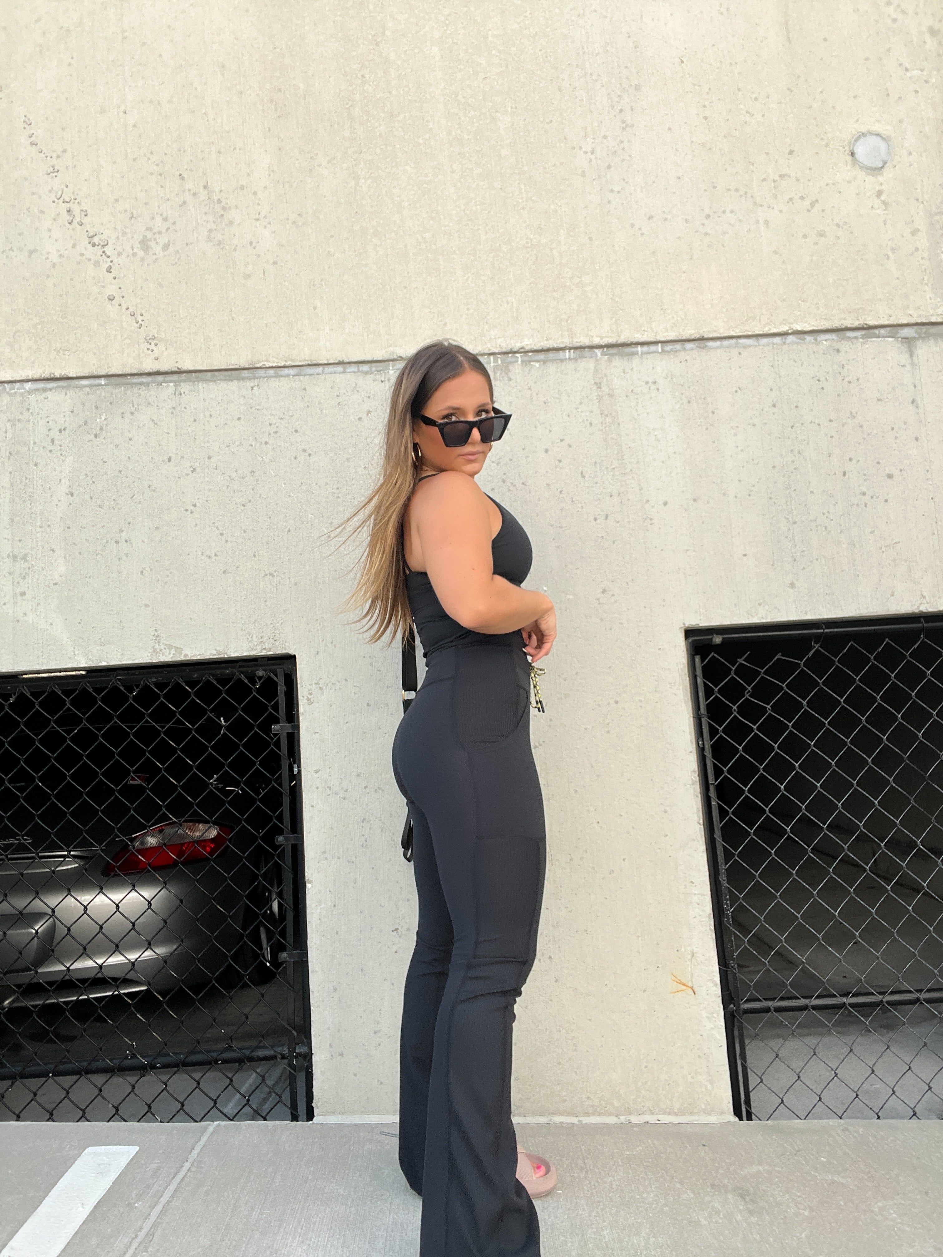 TIED DOWN FLARE LEGGINGS sold by Chic by Ally B product image thumbnail 2