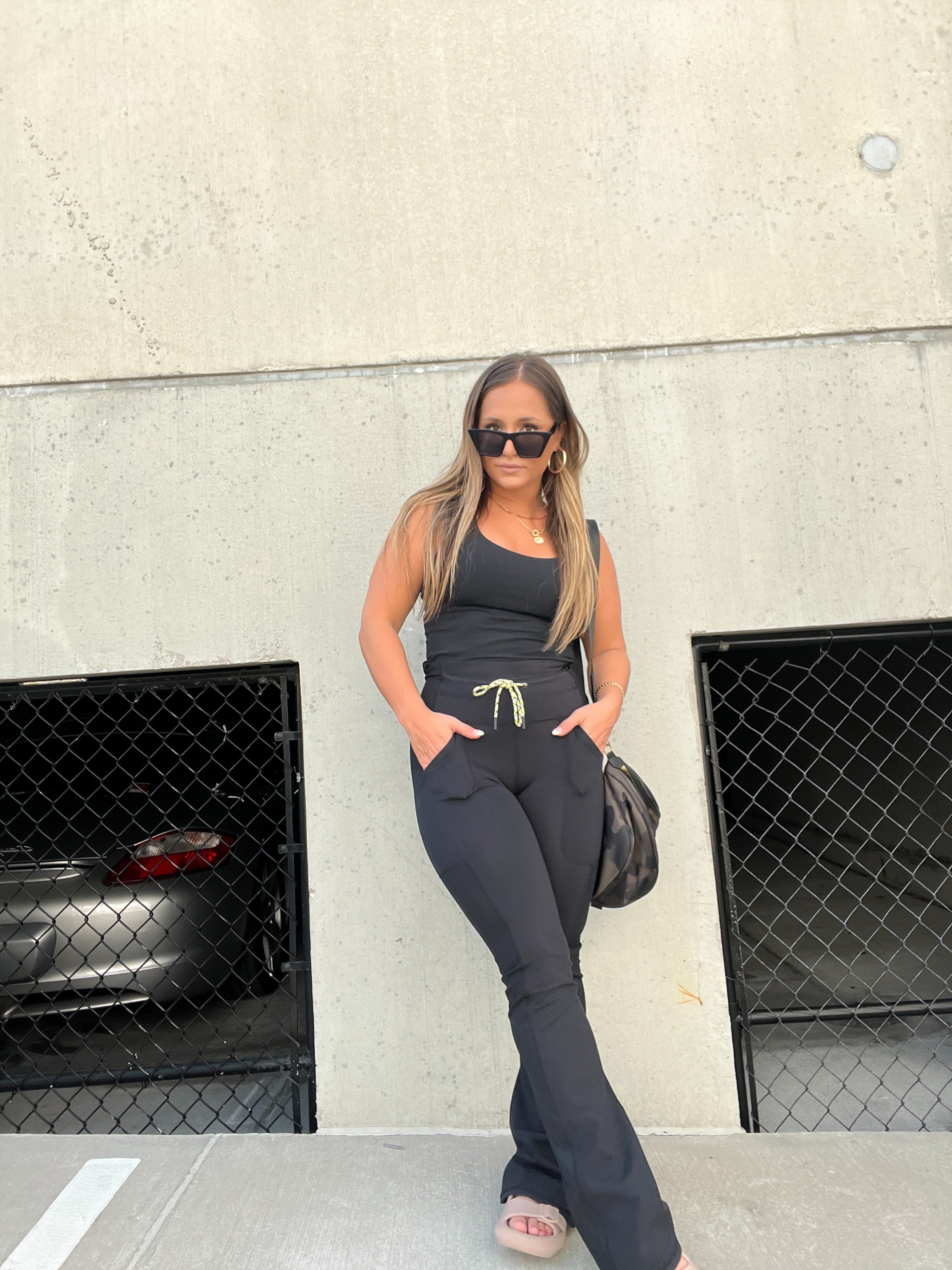 TIED DOWN FLARE LEGGINGS sold by Chic by Ally B product image thumbnail 5