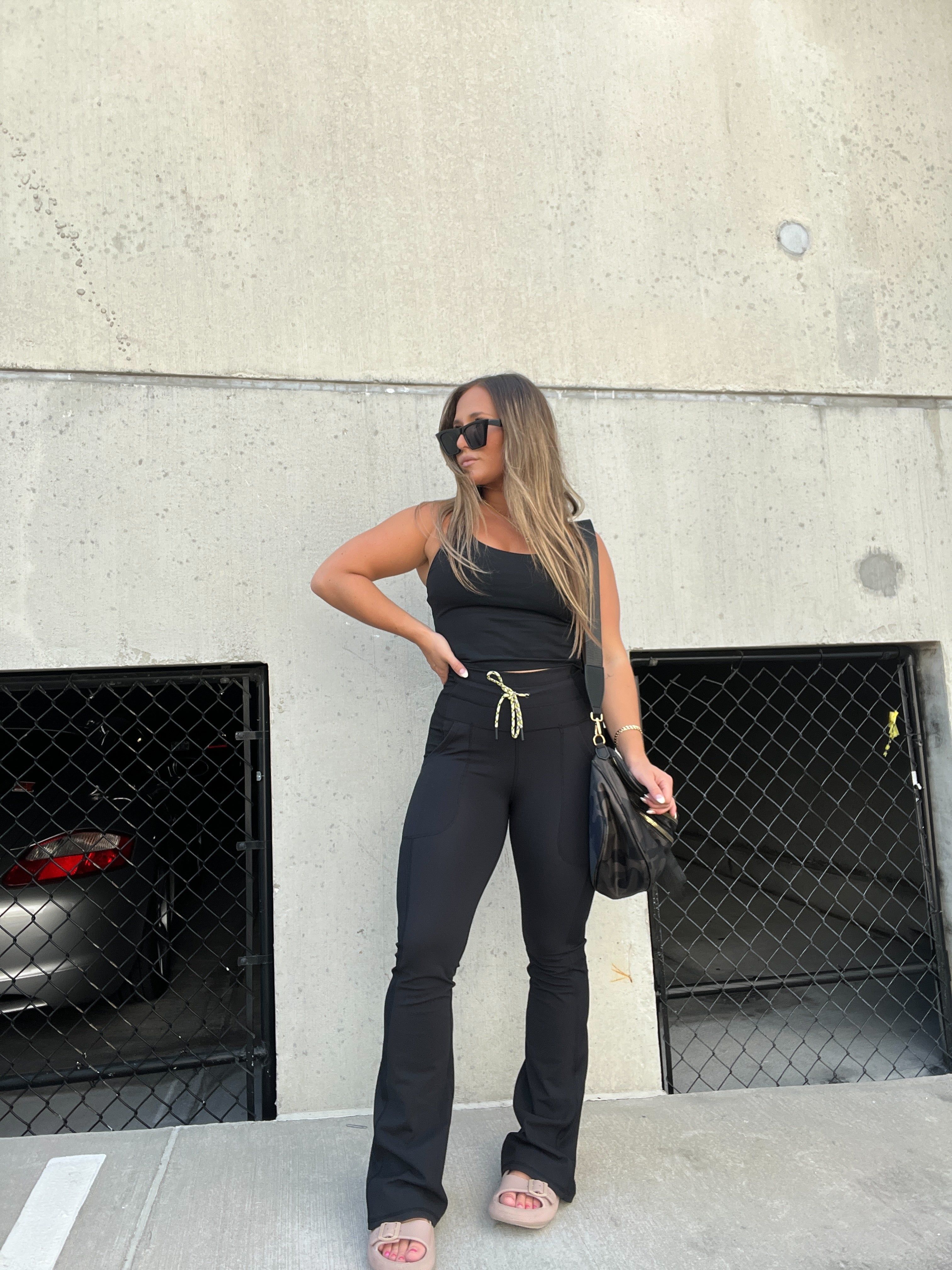 TIED DOWN FLARE LEGGINGS sold by Chic by Ally B product image thumbnail 4