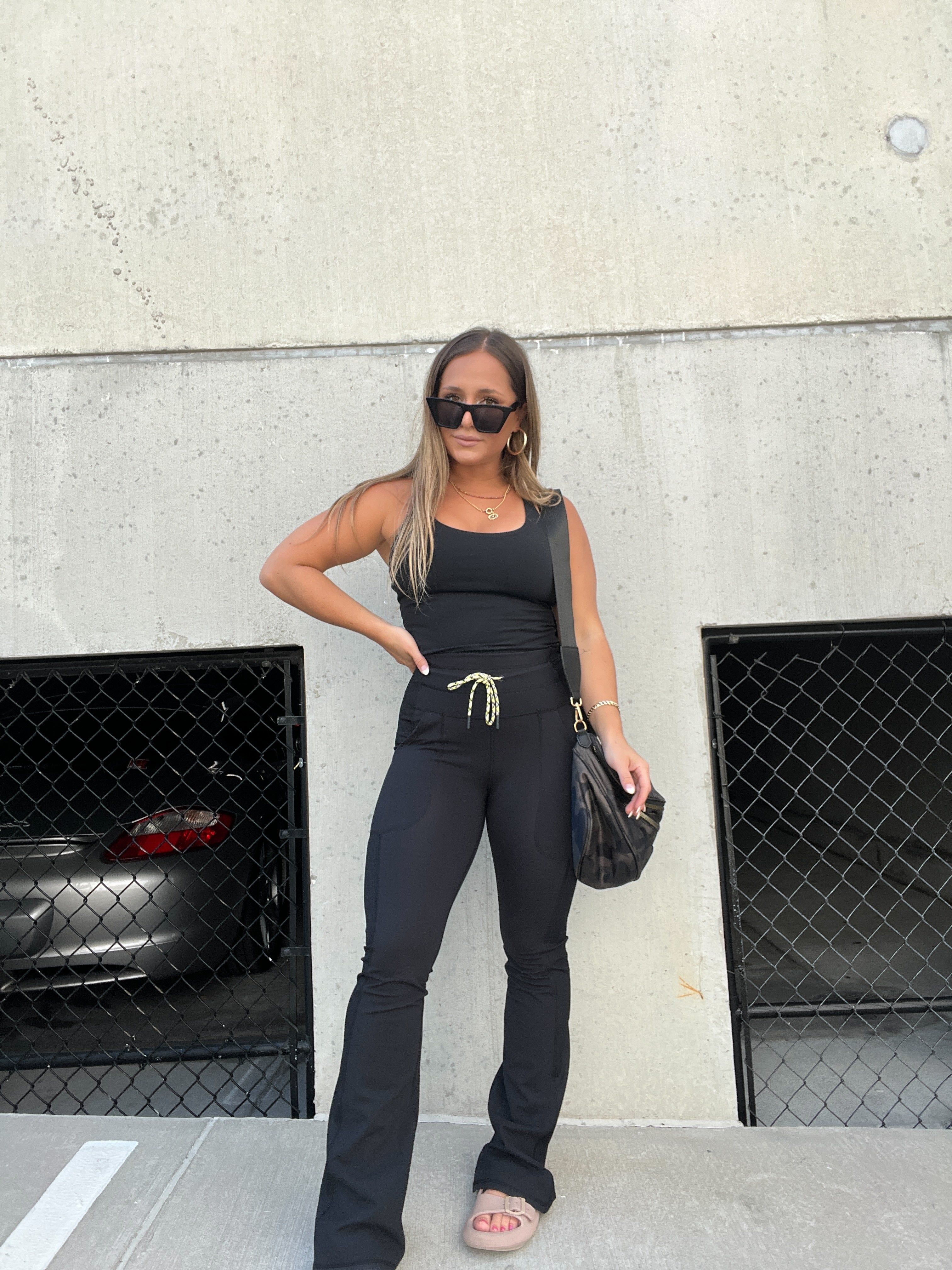 TIED DOWN FLARE LEGGINGS sold by Chic by Ally B product image thumbnail 3